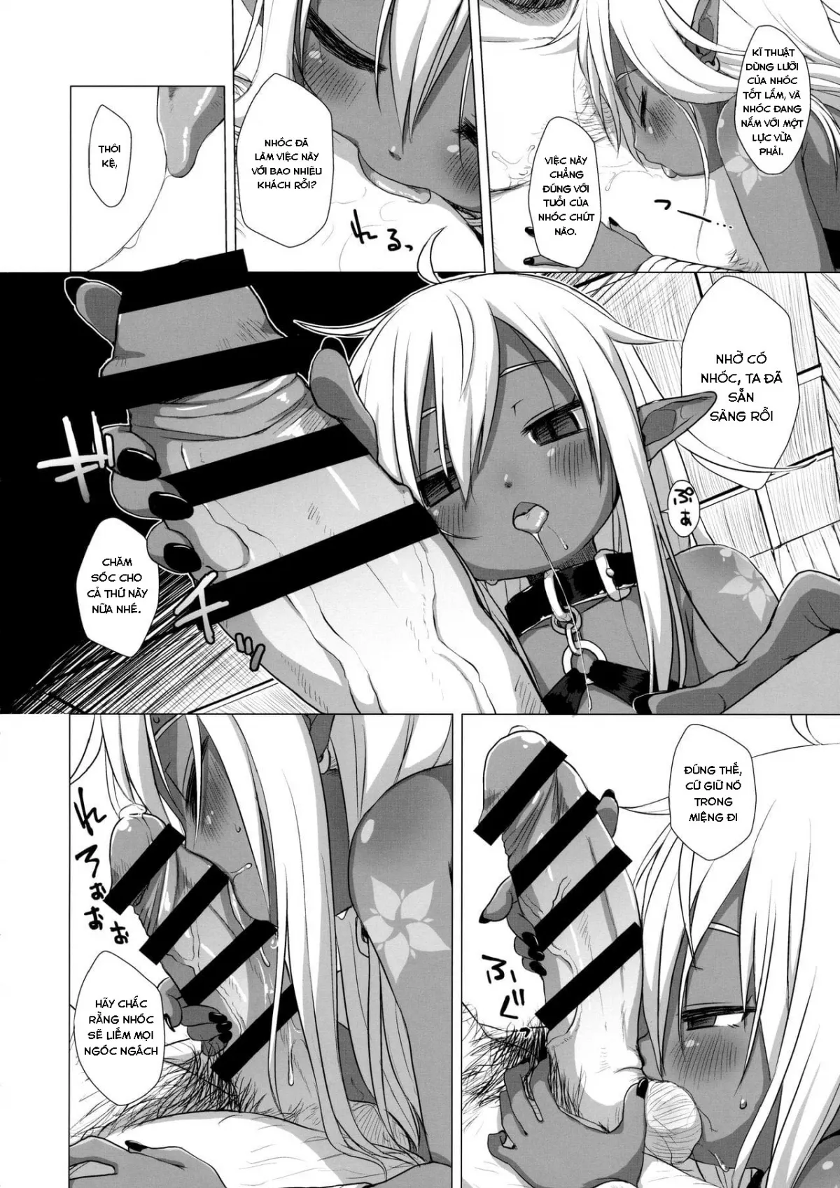 HentaiVN.net - Ảnh 9 - Dark Elf wa Enya ni Odoru - Chap 1