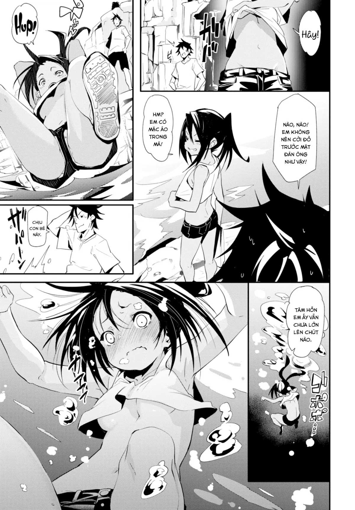 HentaiVN.net - Ảnh 4 - Mùa Hè Tuyệt Vời [Summer-Tinted Stay] - Chap 1