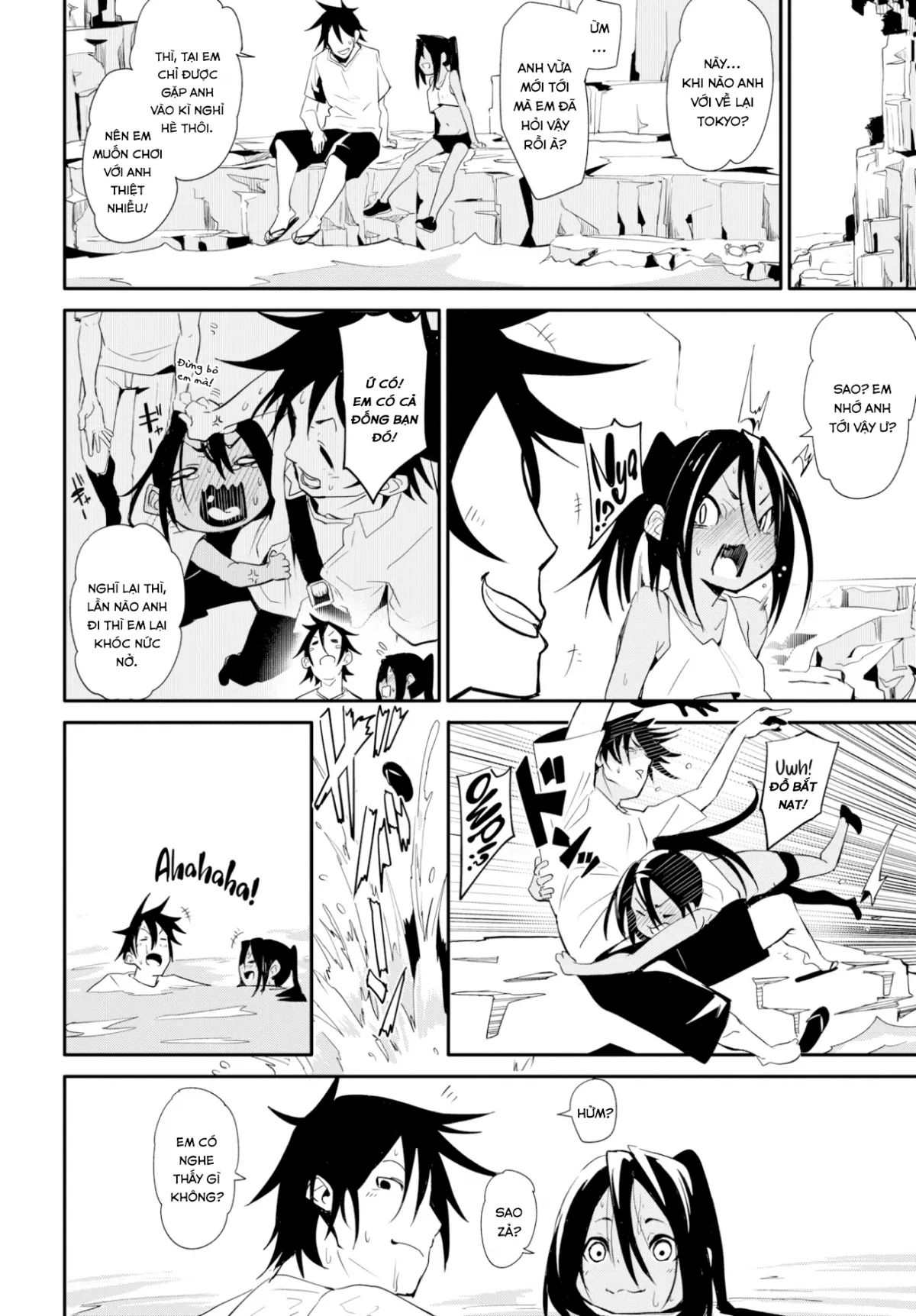HentaiVN.net - Ảnh 5 - Mùa Hè Tuyệt Vời [Summer-Tinted Stay] - Chap 1