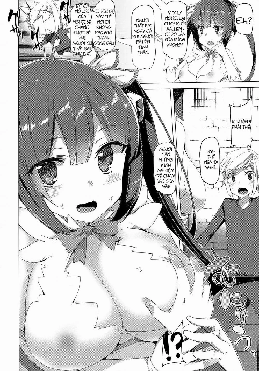 HentaiVN.net - Ảnh 5 - Boku dake no Kami-sama (Dungeon Ni Deai O Motomeru No Wa Machigatteiru Darou Ka) - Chap 1