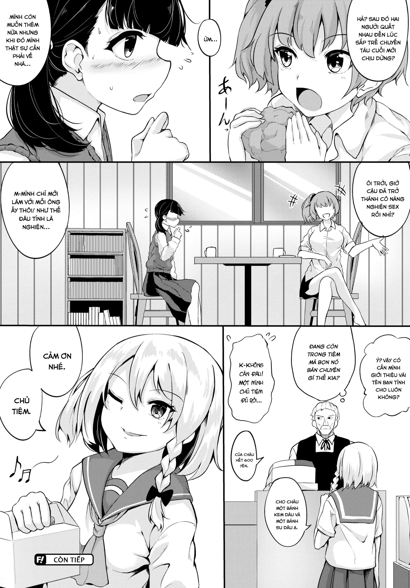 HentaiVN.net - Ảnh 20 - Bị Ép Phải Ra Tại Tiệm Đồ Ngọt Cuối Phố [Forced to Orgasm by the Finest Sweets in Town] - Chap 2