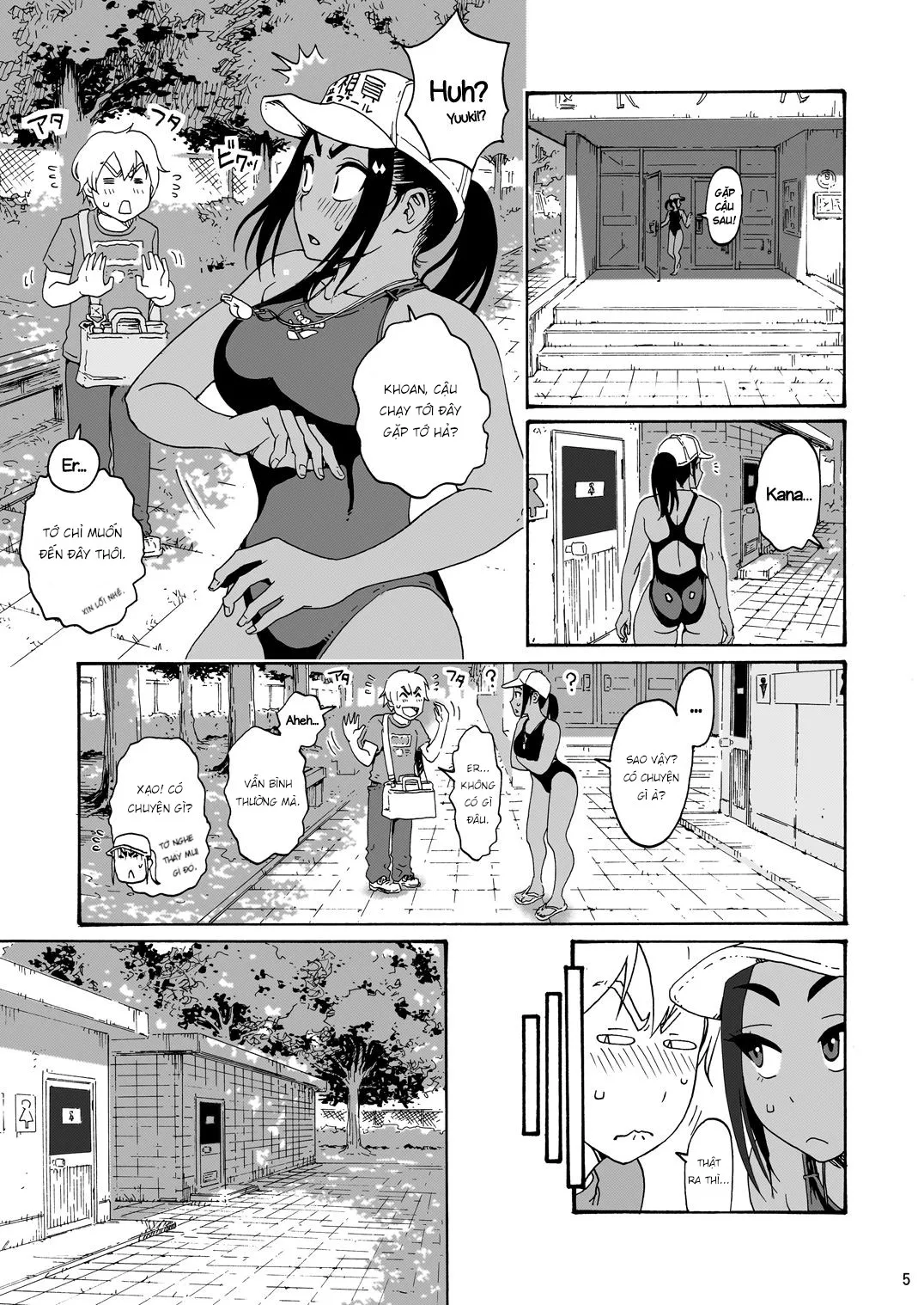 HentaiVN.net - Ảnh 4 - Tớ muốn làm tình với cậu! [Aah~ Hayaku H Shitai!!] - Chap 1