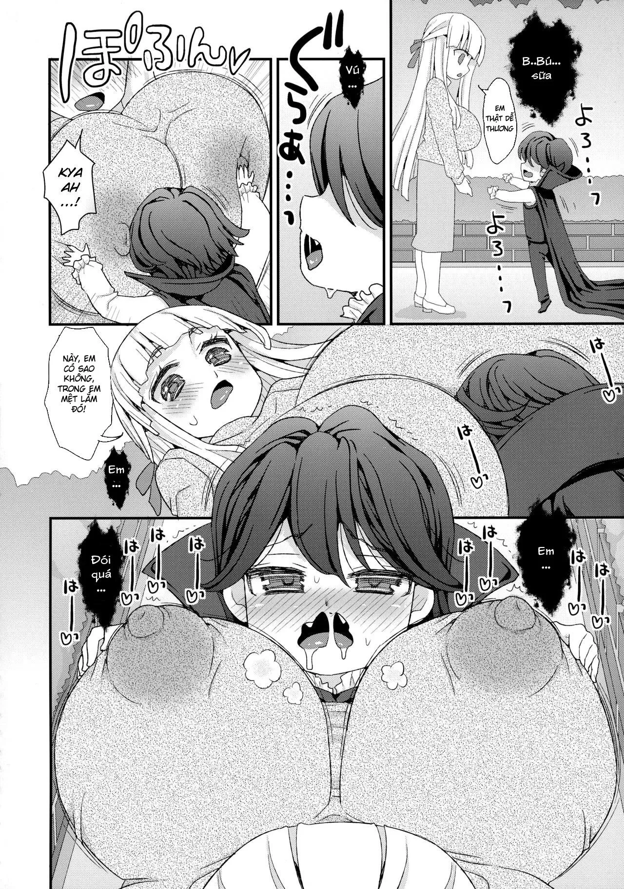 HentaiVN.net - Ảnh 6 - OneShota Kyuunyuuki [おねショタ吸乳鬼] - Chap 1