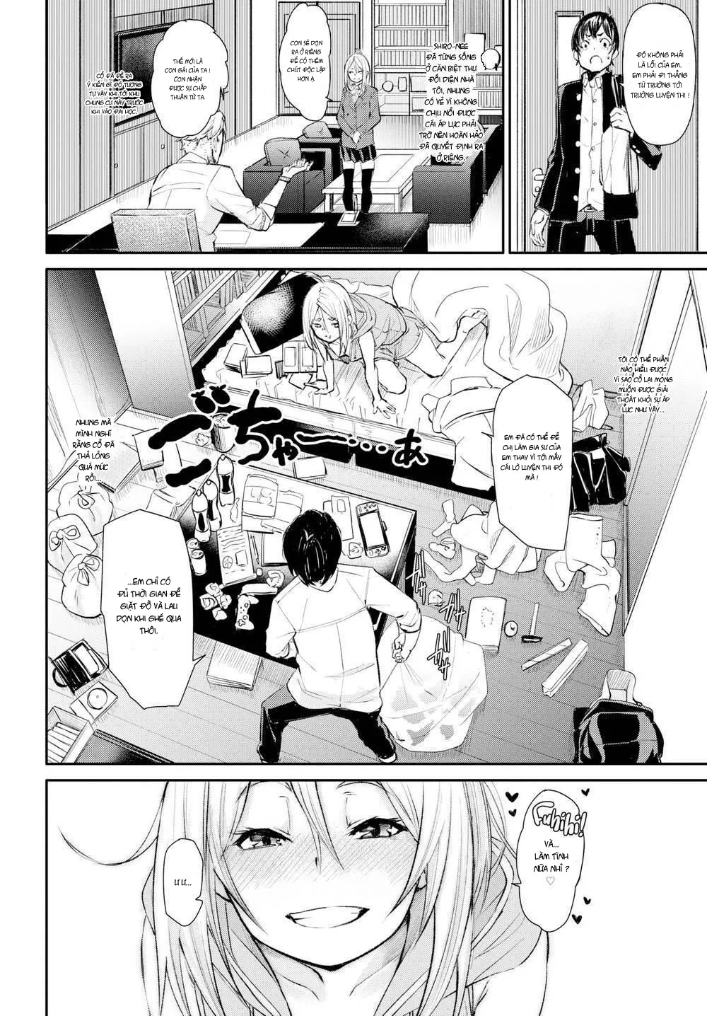 HentaiVN.net - Ảnh 4 - Dụ Dỗ Con Cá Thủa Nhỏ Thành Công ! [She Only Smiles for Me] - Chap 1