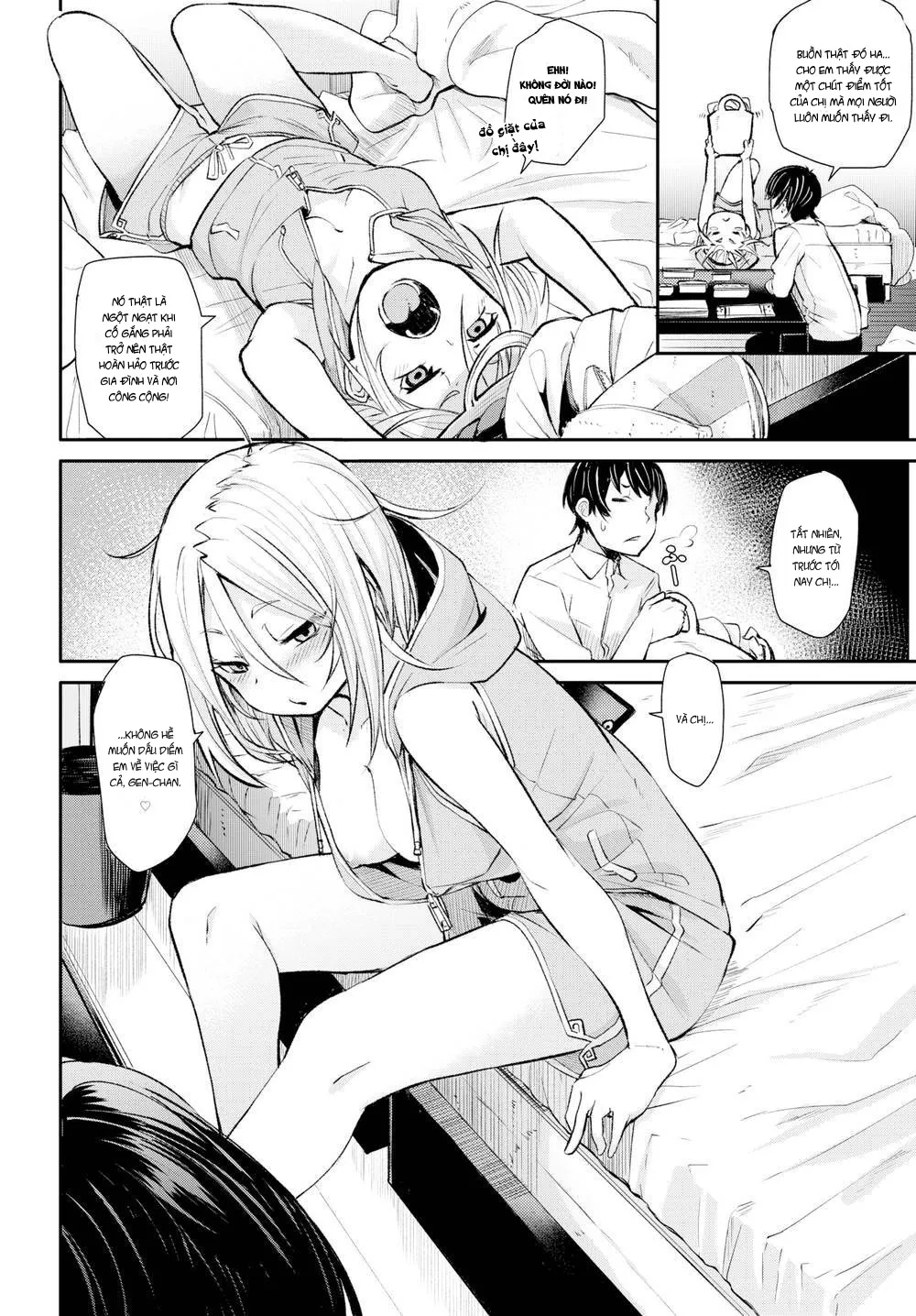 HentaiVN.net - Ảnh 6 - Dụ Dỗ Con Cá Thủa Nhỏ Thành Công ! [She Only Smiles for Me] - Chap 1