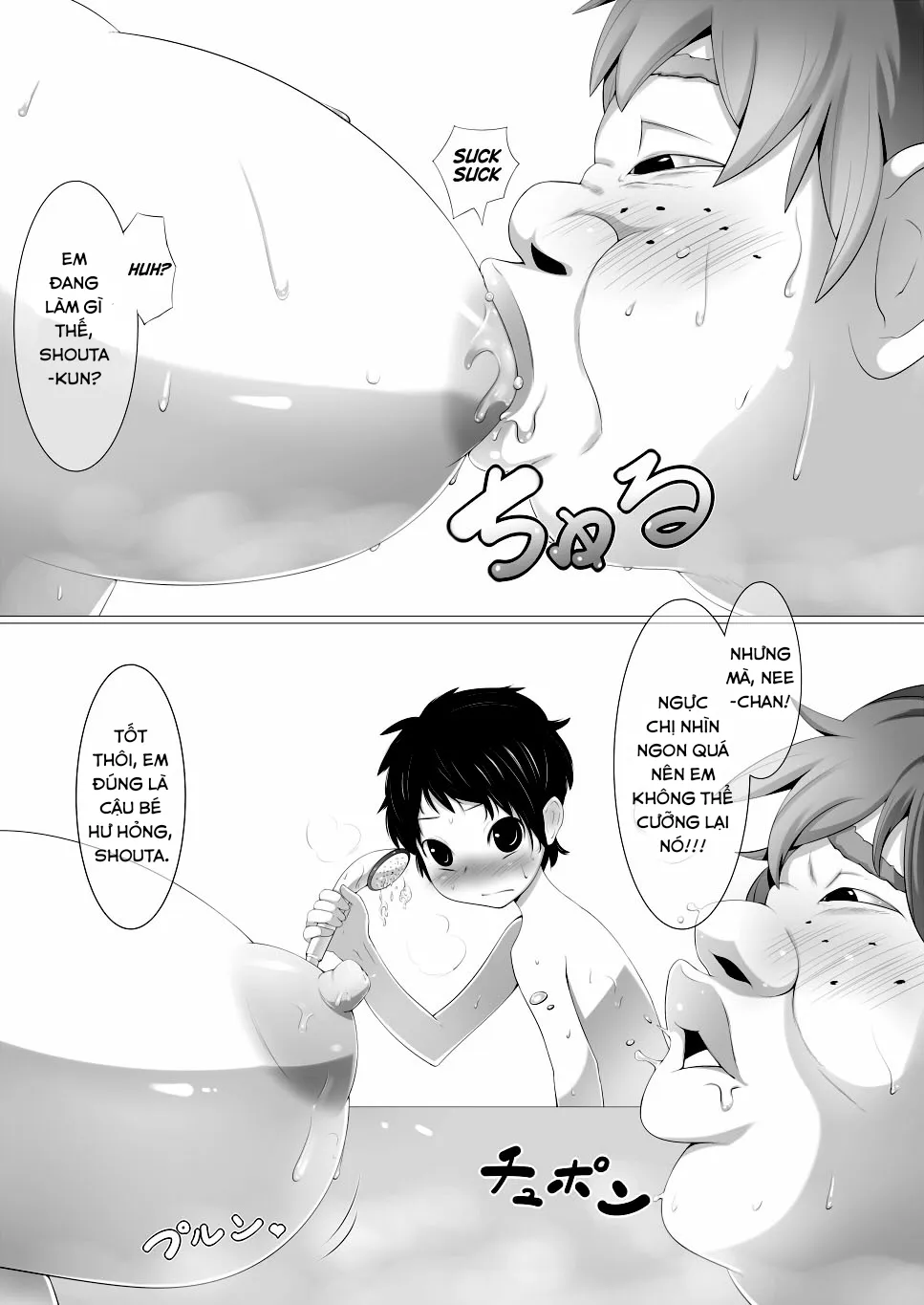 HentaiVN.net - Ảnh 4 - Debushota ga Ofuro de Harem Joutai - Chap 1