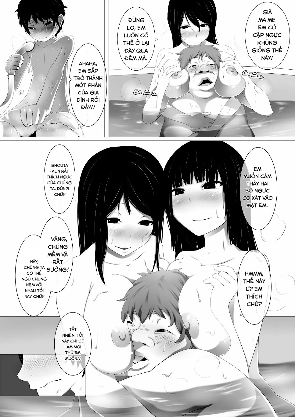 HentaiVN.net - Ảnh 5 - Debushota ga Ofuro de Harem Joutai - Chap 1