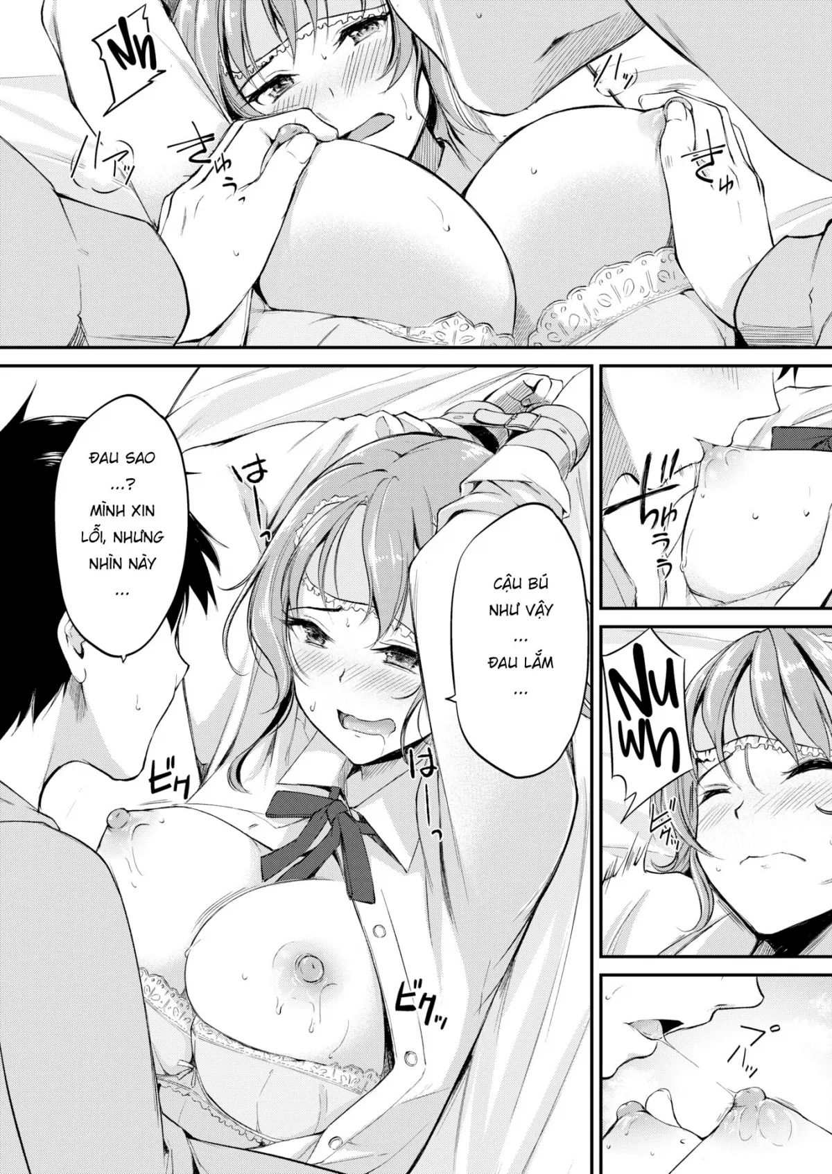 HentaiVN.net - Ảnh 11 - Đau lắm! Nhưng sướng hơn đau! [Do you like the pain?] - Chap 1