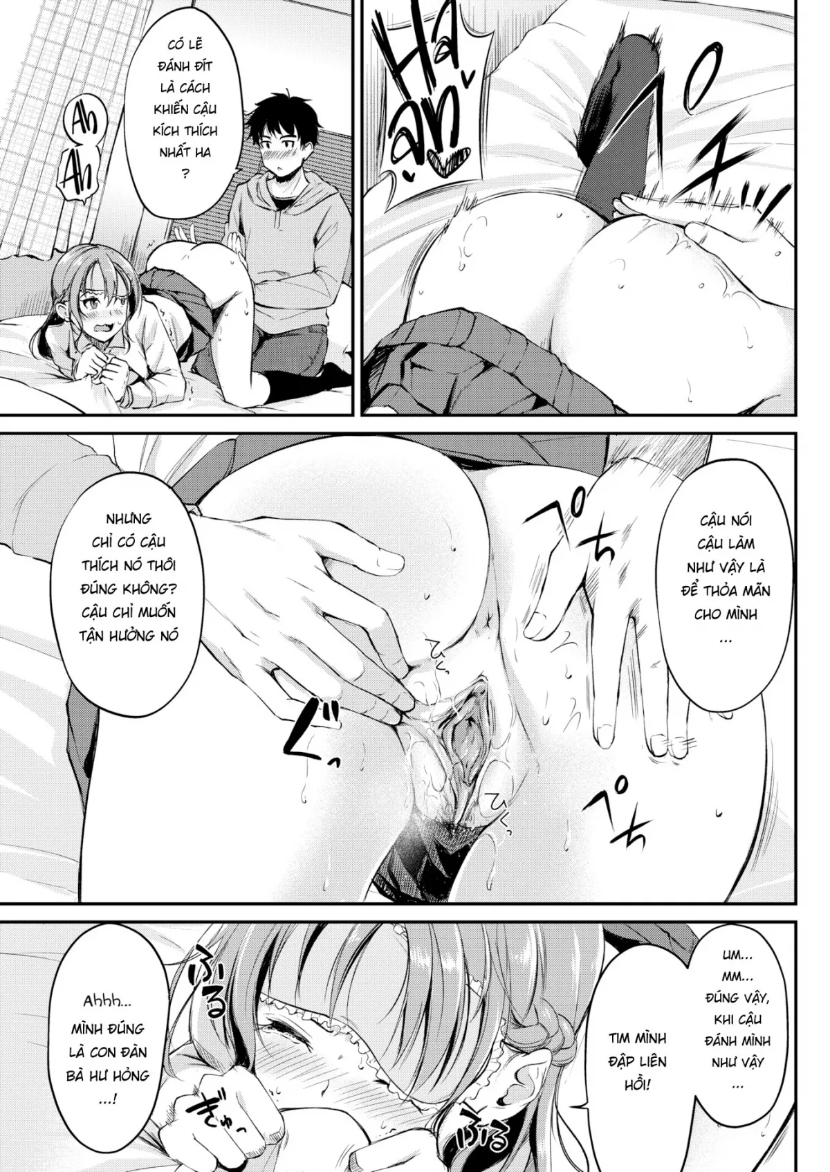 HentaiVN.net - Ảnh 13 - Đau lắm! Nhưng sướng hơn đau! [Do you like the pain?] - Chap 1