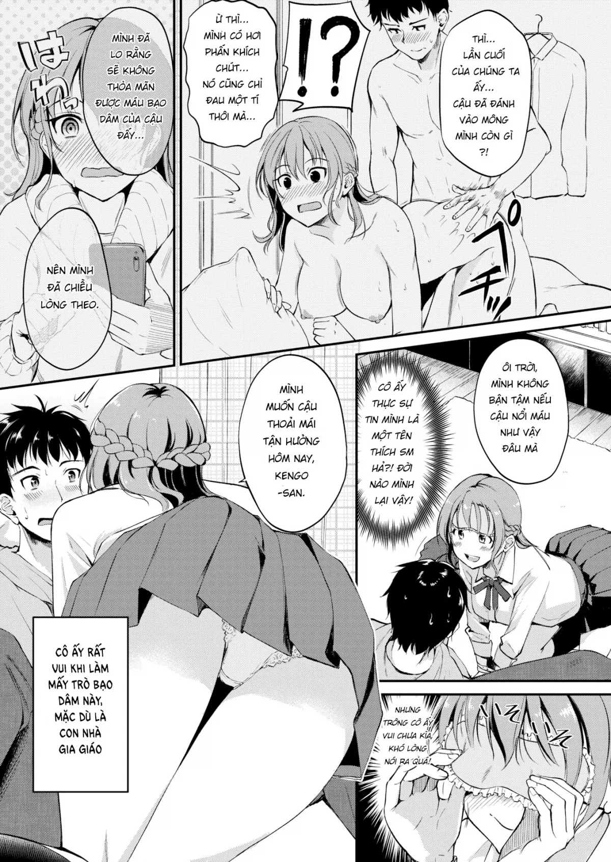 HentaiVN.net - Ảnh 4 - Đau lắm! Nhưng sướng hơn đau! [Do you like the pain?] - Chap 1