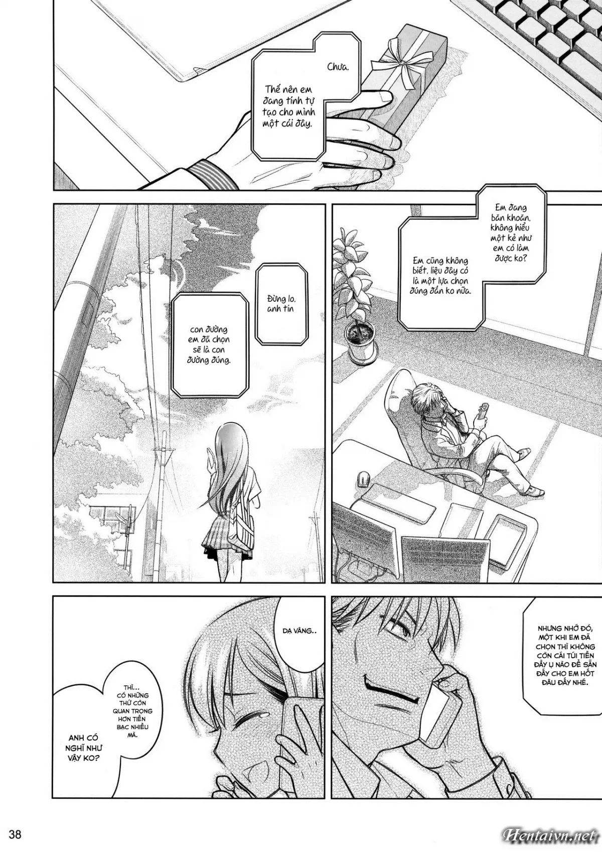 HentaiVN.net - Ảnh 38 - Hãy ở bên em - Chap 1