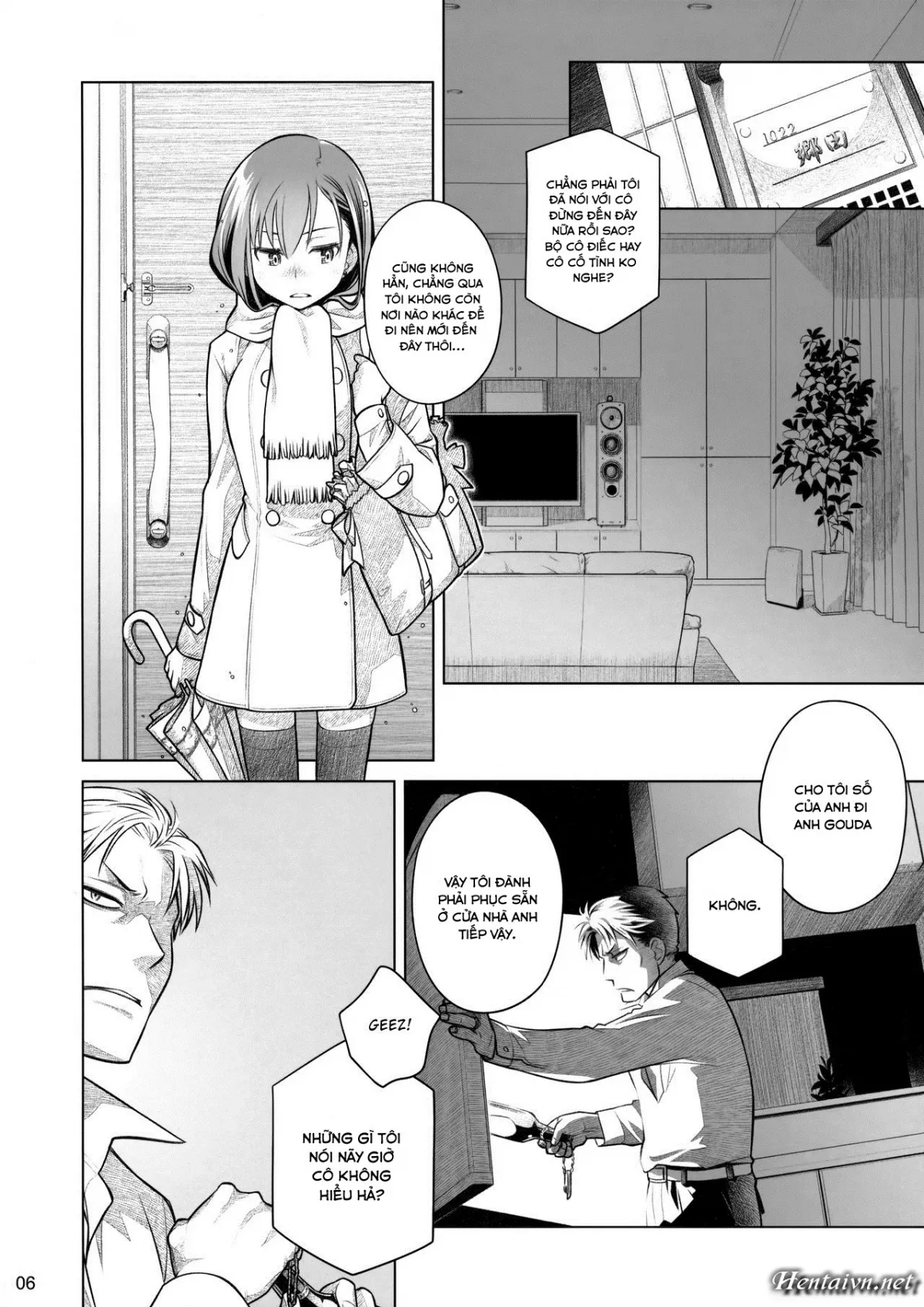 HentaiVN.net - Ảnh 6 - Hãy ở bên em - Chap 1