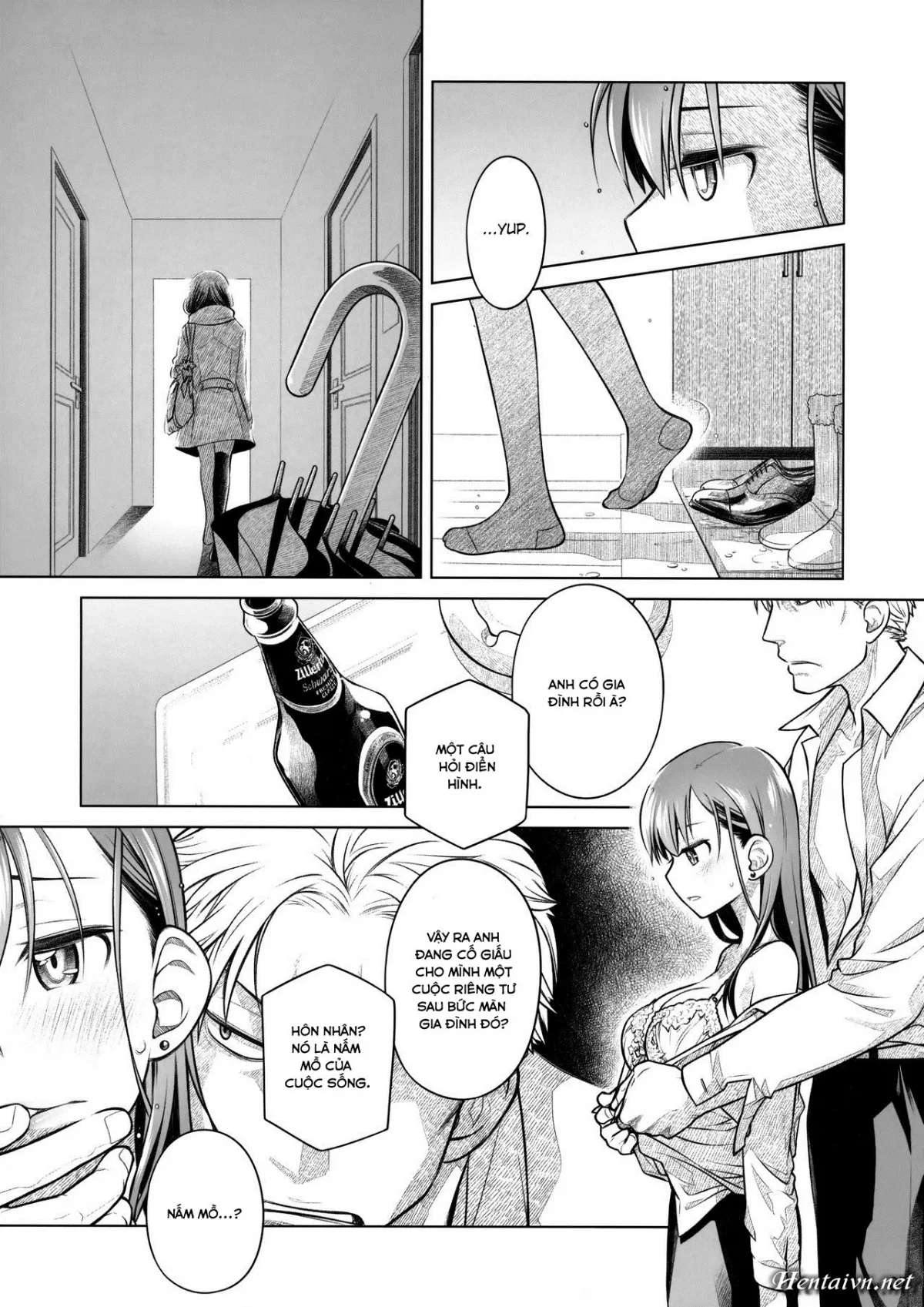 HentaiVN.net - Ảnh 7 - Hãy ở bên em - Chap 1