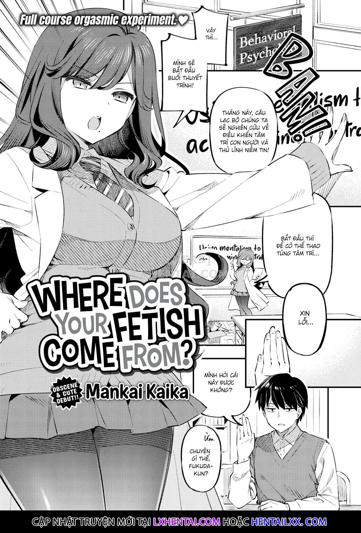 HentaiVN.net - Ảnh 3 - Where Does Your Fetish Come From? [Comic Shitsurakuten 2020-10] - Chap 1