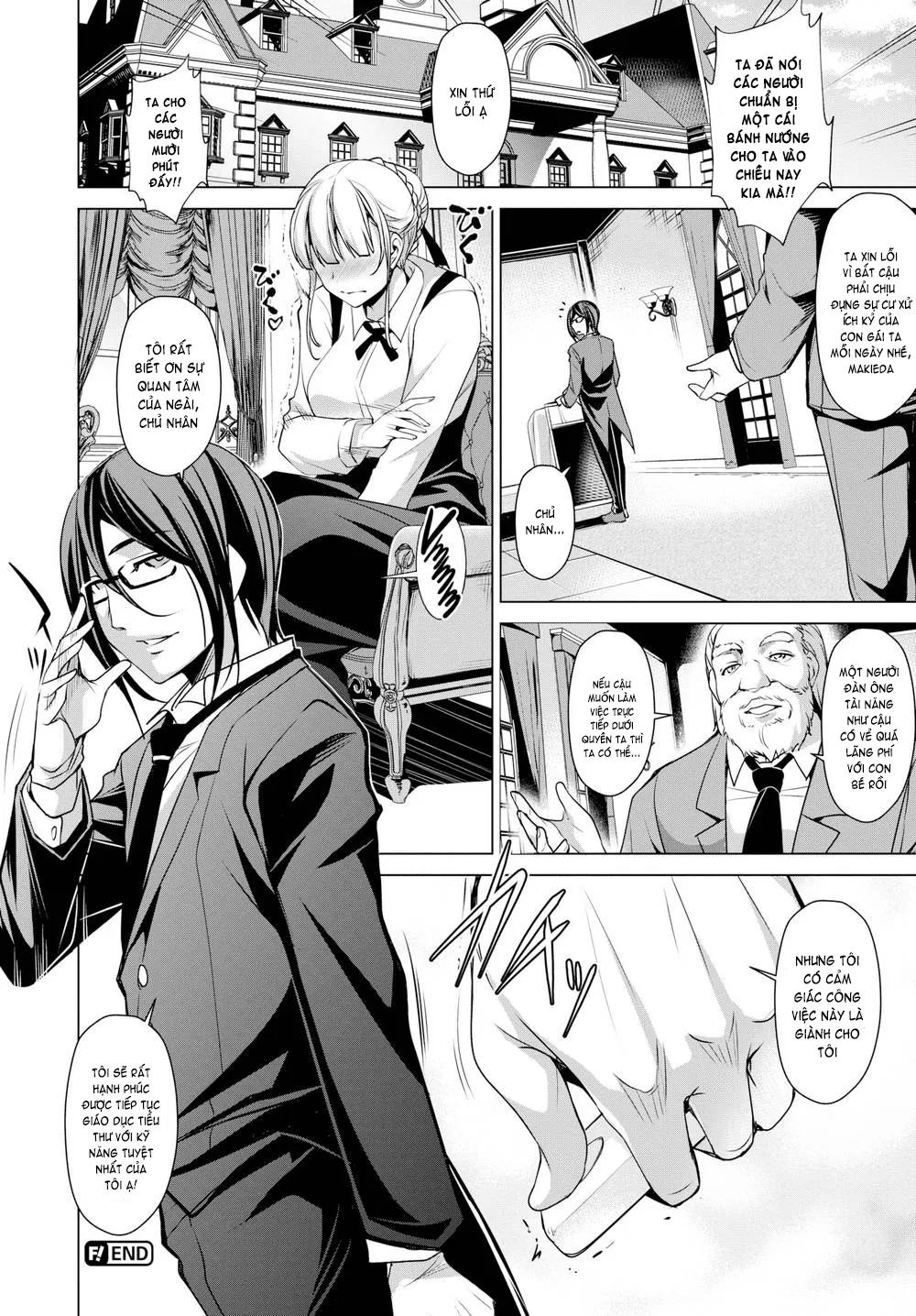 HentaiVN.net - Ảnh 23 - Capricious Lady & Loyal Butler - Chap 1
