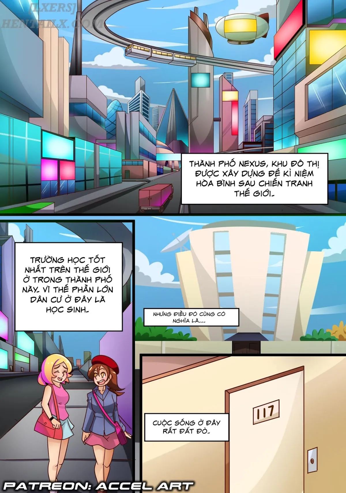 HentaiVN.net - Ảnh 5 - Axi Stories - The Exchange Student [Axi Stories The Exchange Student] - Chap 1