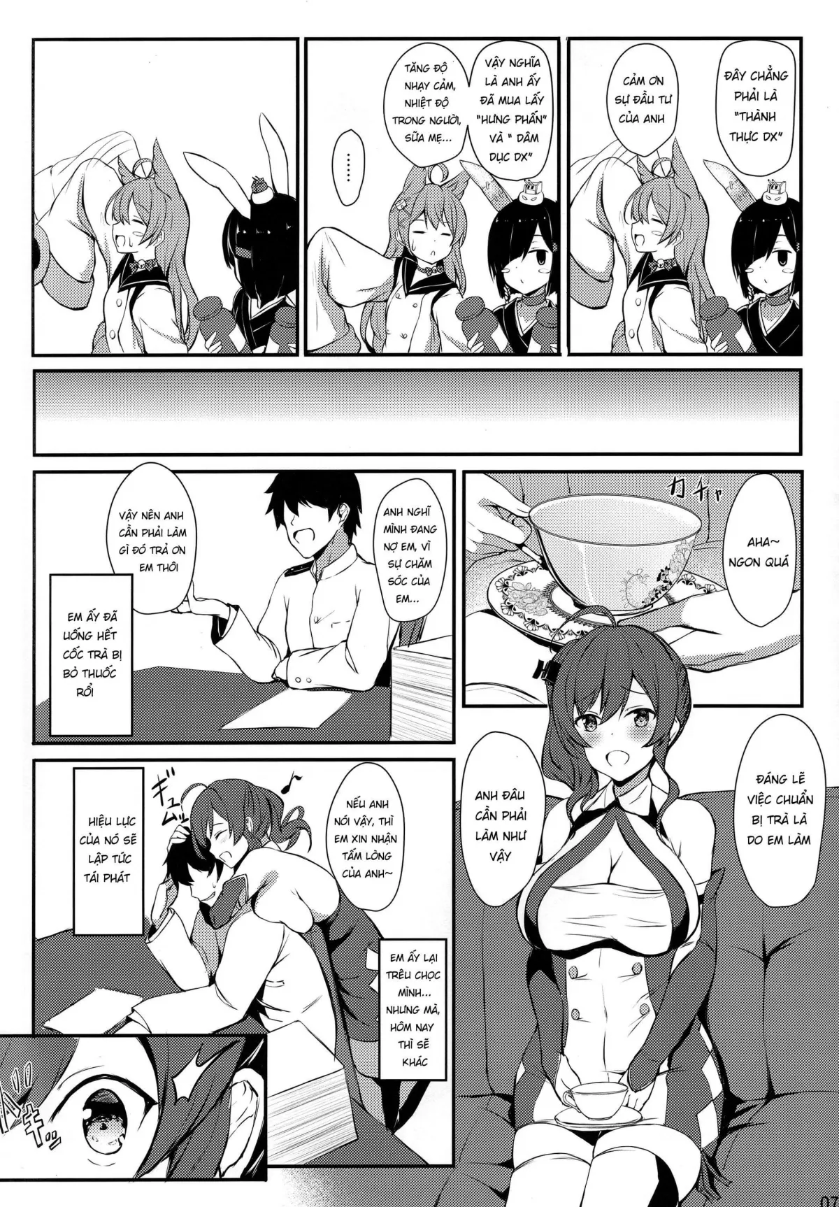 HentaiVN.net - Ảnh 6 - Cốc Trà Của Sự Dâm Dục ( Azur Lane ) [St. Louis-san no Milk ga Nomitai!! (Azur Lane), セントルイス産のミルクが飲み隊っ!! (アズールレーン)] - Chap 1