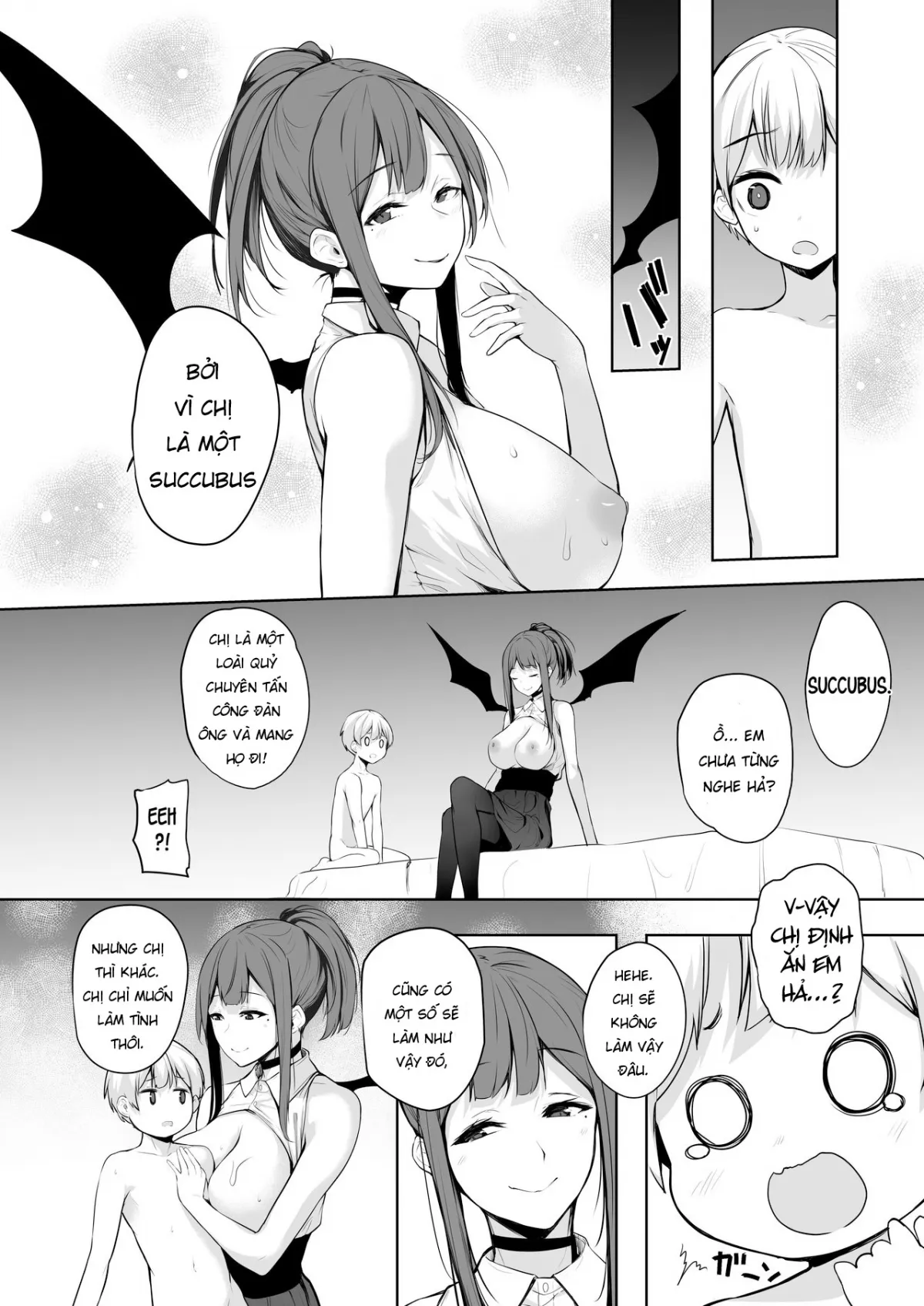 HentaiVN.net - Ảnh 13 - Succubus-san wa Sakusei Shitai! [The Succubus Wants To Milk!] - Chap 1