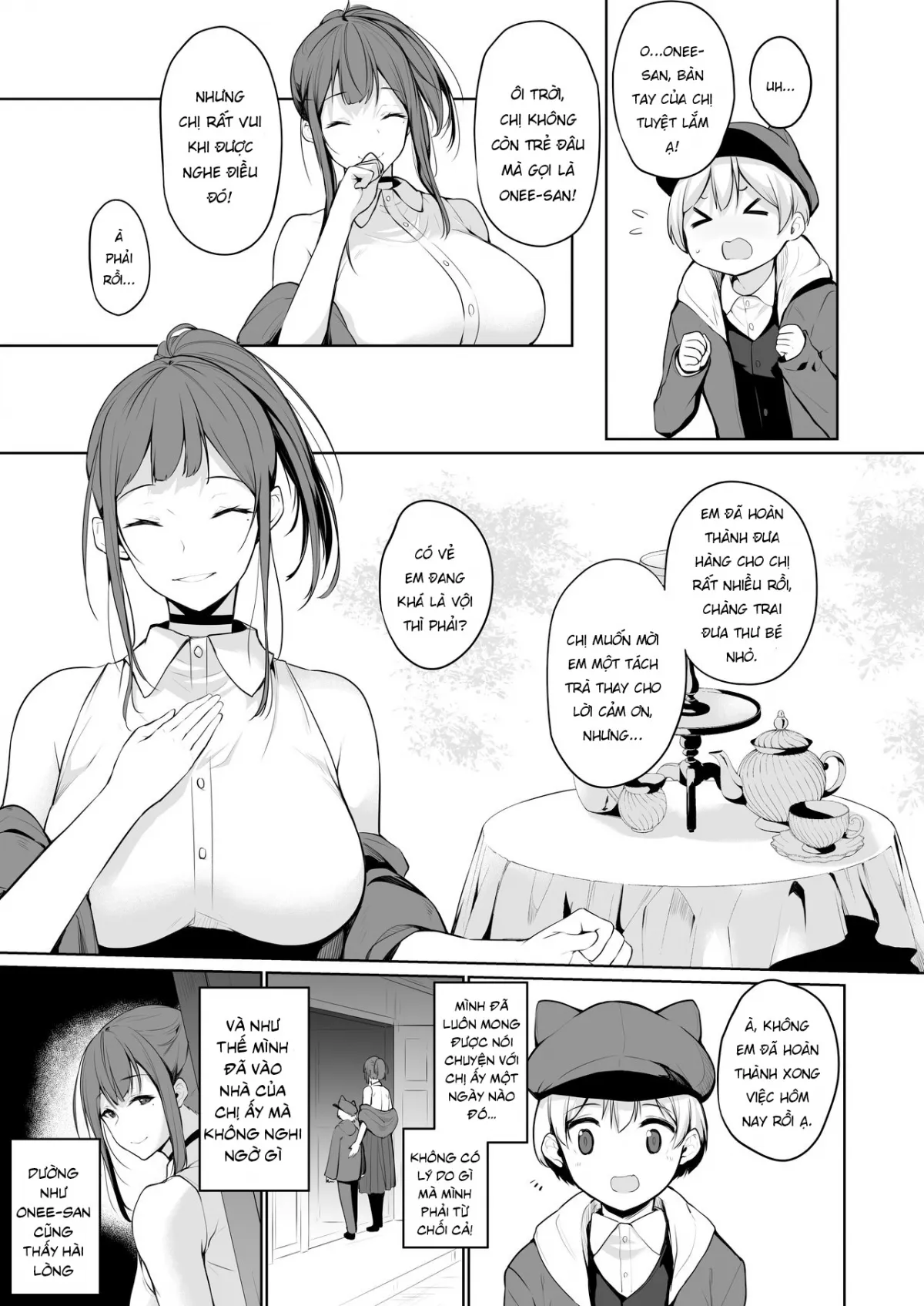 HentaiVN.net - Ảnh 4 - Succubus-san wa Sakusei Shitai! [The Succubus Wants To Milk!] - Chap 1