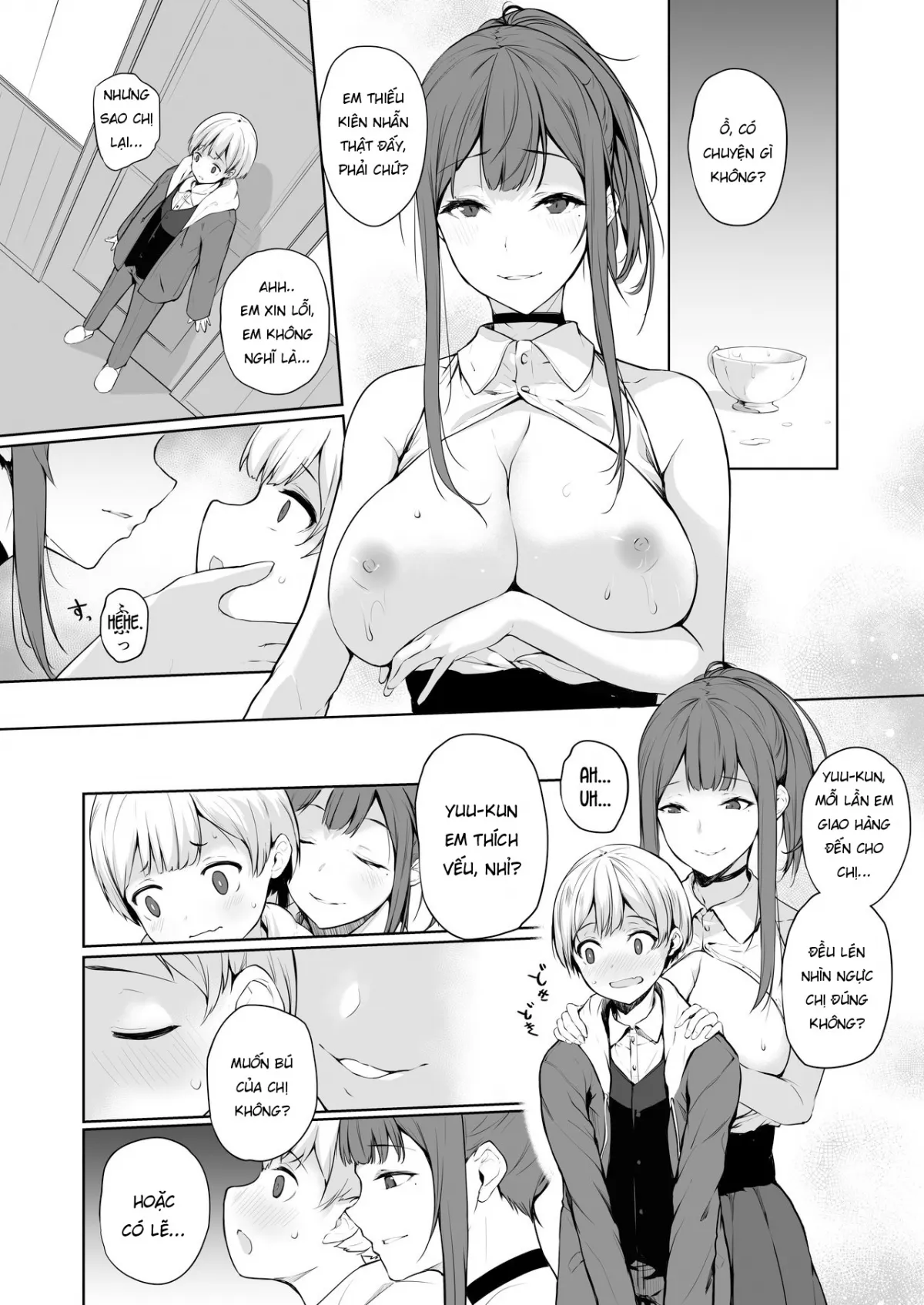 HentaiVN.net - Ảnh 7 - Succubus-san wa Sakusei Shitai! [The Succubus Wants To Milk!] - Chap 1