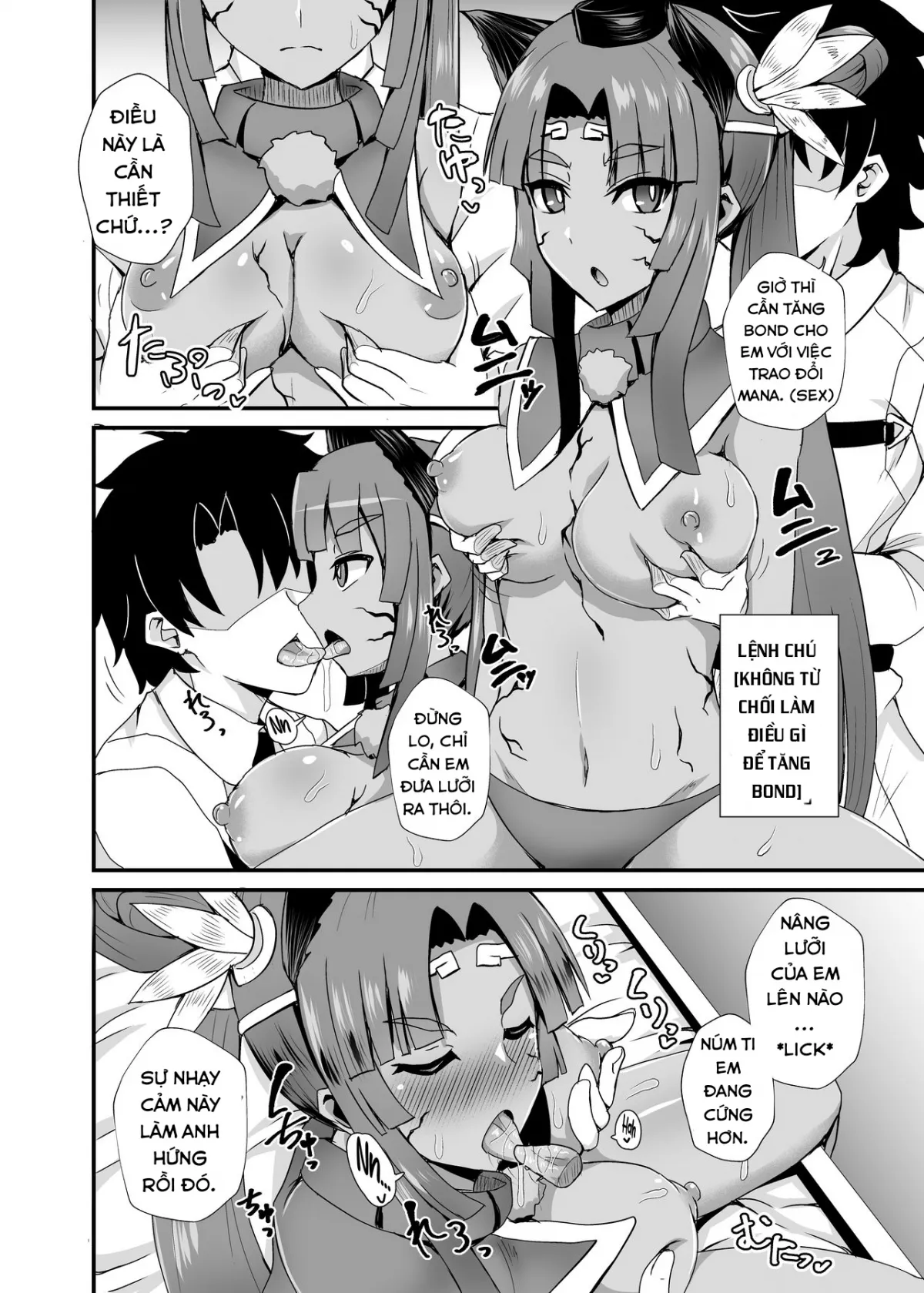 HentaiVN.net - Ảnh 7 - Làm những gì tôi muốn với Ushiwakamaru Alter bằng cách thôi miên. [Ushiwakamaru Alter to Saimin de Sukihoudai; Doing What I Want With an Hypnotized Ushiwakamaru Alter; 牛若丸オルタと催眠で好き放題] - Chap 1