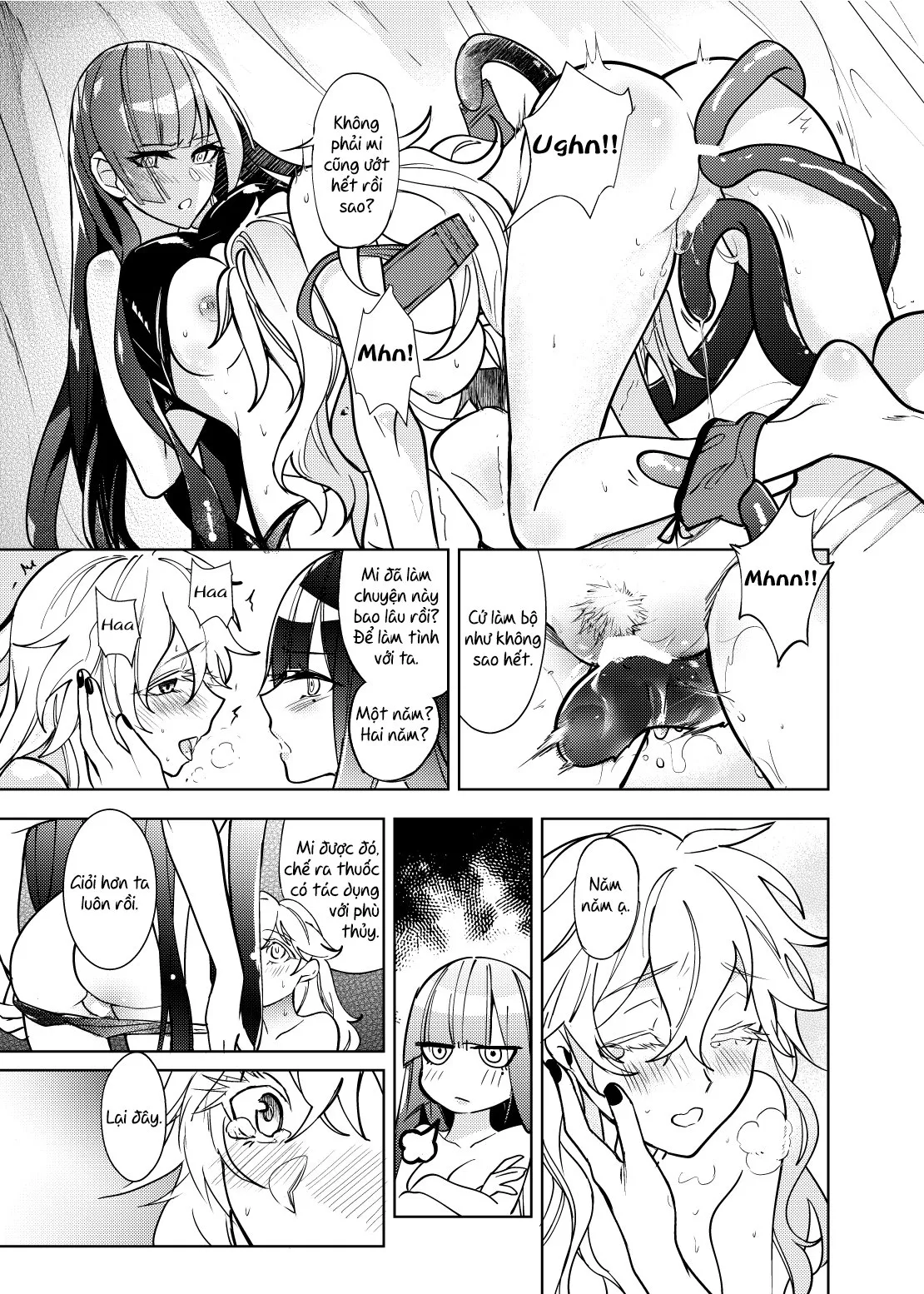 HentaiVN.net - Ảnh 13 - Tiểu Bạch và Ả Phù Thủy [Palely and The Witch; 那個成天只想上她老母的猴死囝仔] - Chap 1