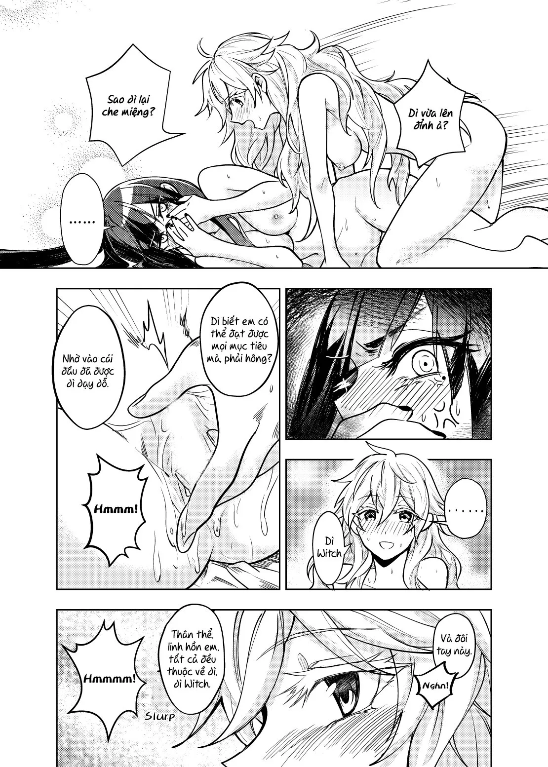 HentaiVN.net - Ảnh 15 - Tiểu Bạch và Ả Phù Thủy [Palely and The Witch; 那個成天只想上她老母的猴死囝仔] - Chap 1