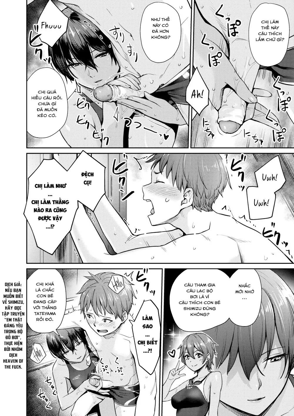 HentaiVN.net - Ảnh 9 - Chị Senpai Tsundere Đụ Thư Thái Nhóc Đàn Em! [When My Senior Changes Into Her Swimsuit] - Chap 1
