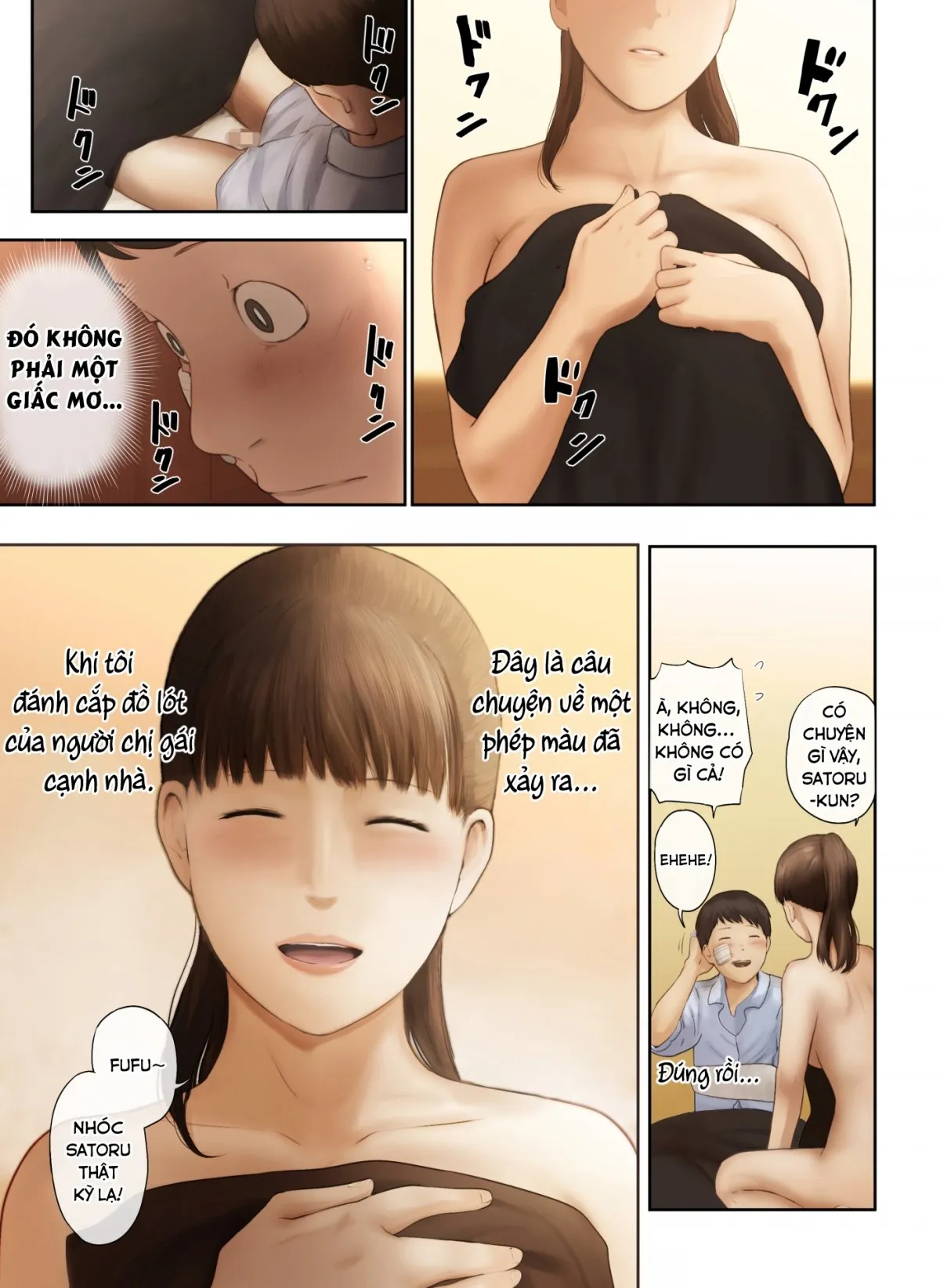 HentaiVN.net - Ảnh 36 - Ngước nhìn là ánh dương [Tonari No Onee-San No Shitagi O Nusundara Kiseki Ga Okita Hanashi O Shiyou; Let’s Talk About The Story Of A Miracle That Happened When I Stole The Underwear Of The Lady Next Door; 隣のお姉さんの下着を盗んだら奇跡が起きた話をしよう] - Chap 1