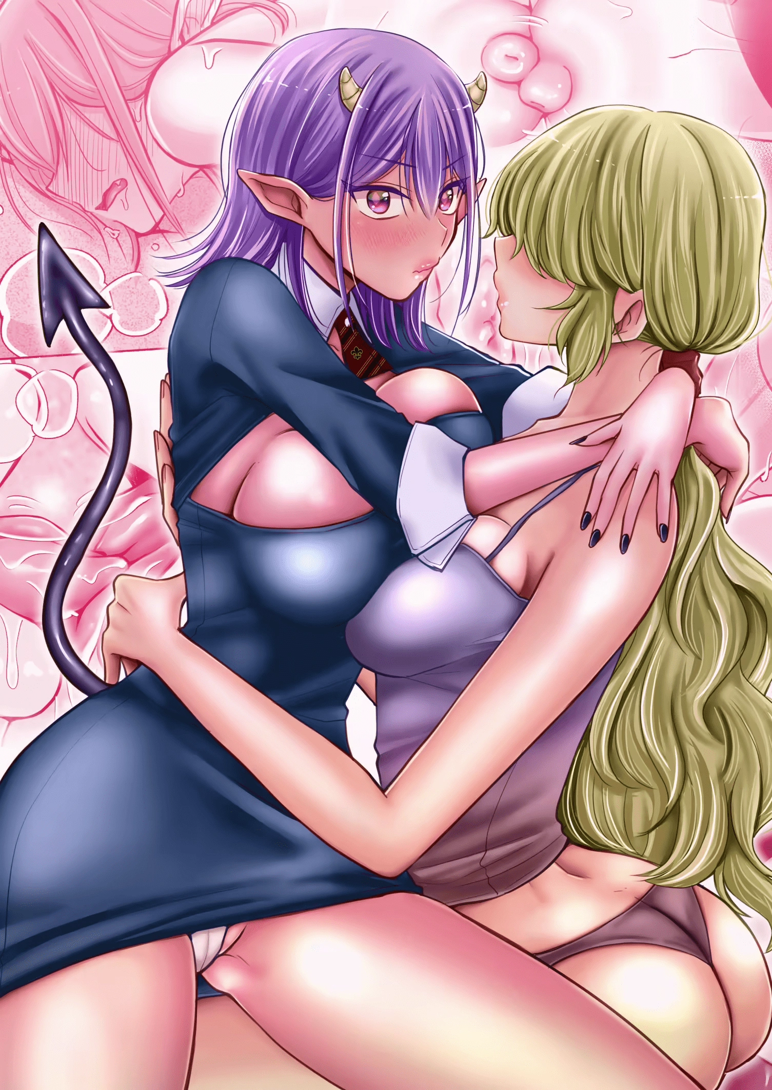 HentaiVN.net - Ảnh 57 - Yuri de Succubus Vol.2 - Chap 1