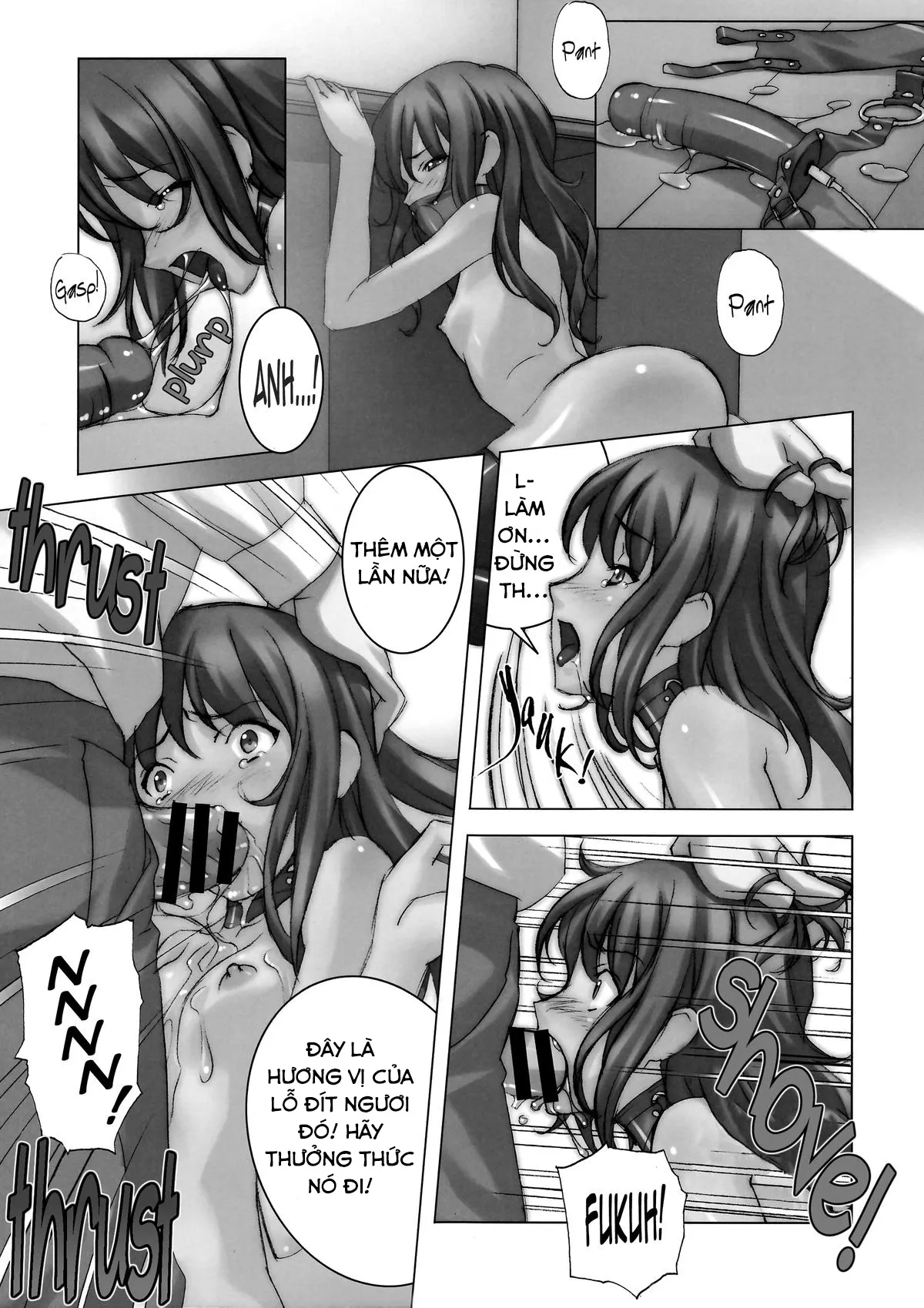 HentaiVN.net - Ảnh 13 - Honjitsu no Nikudorei Choukyou [Today's Flesh Slave Training] - Chap 1