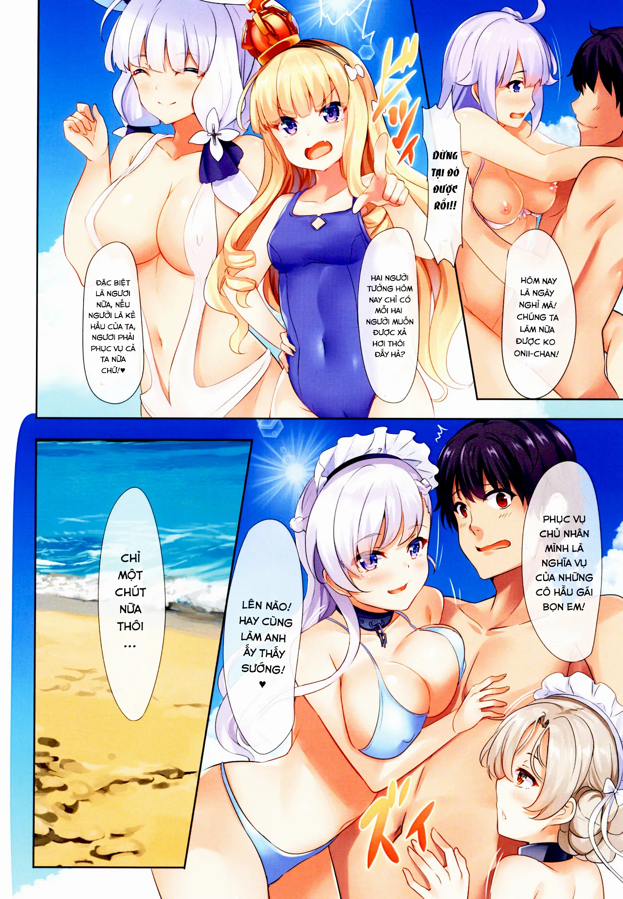 HentaiVN.net - Ảnh 12 - Kỳ nghỉ của hạm đội Hoàng gia (Azur Lane) [ROYAL Vacation] - Chap 1
