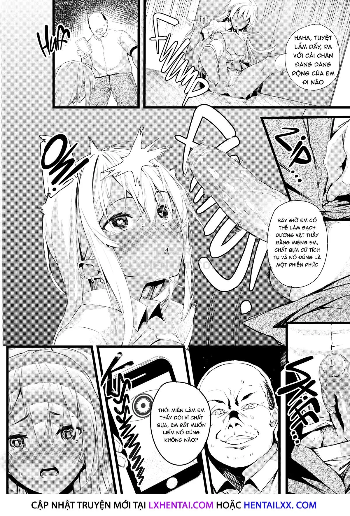 HentaiVN.net - Ảnh 12 - A Gyaru's Hypnosis Training From a Dirty Old Man - Chap 1