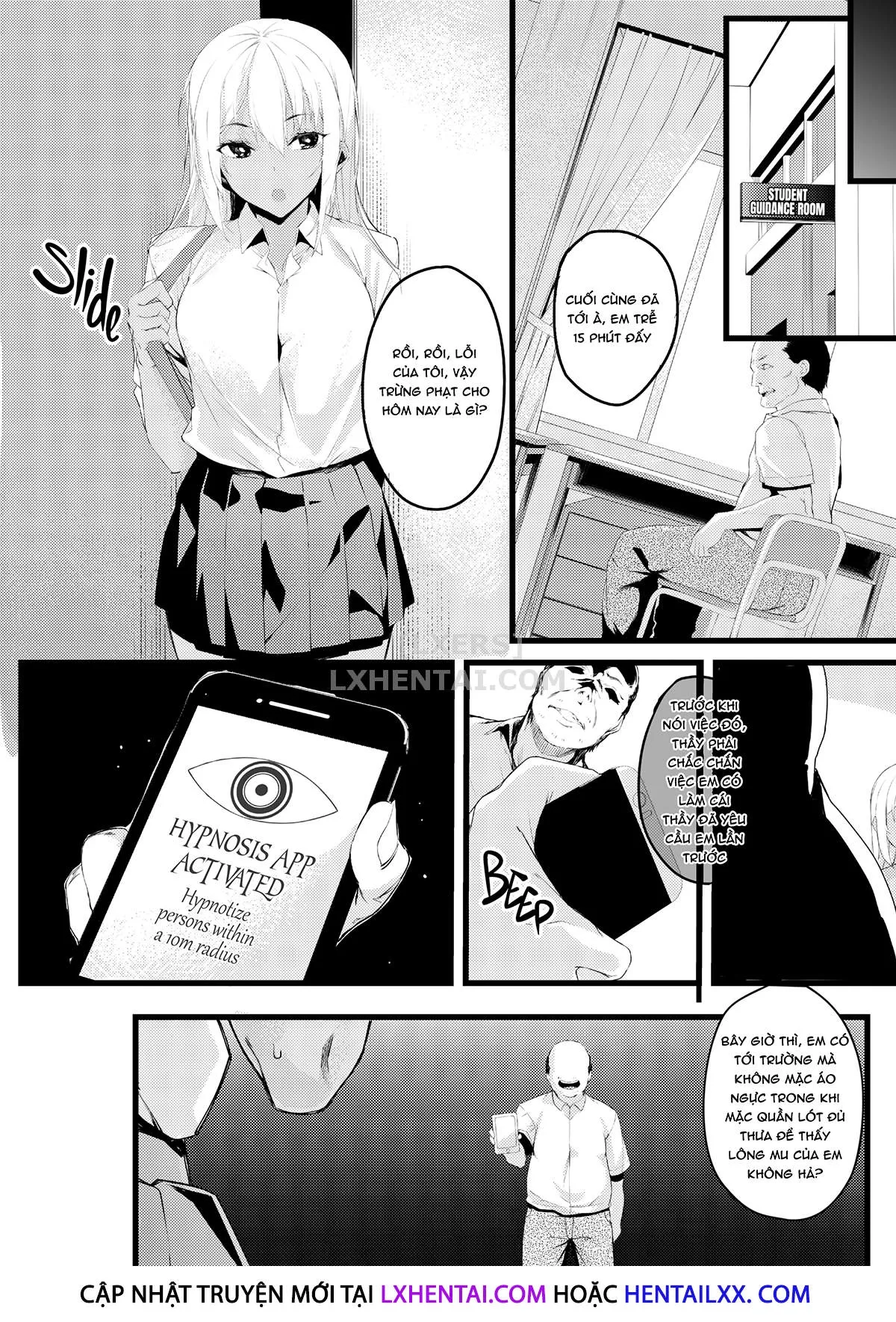 HentaiVN.net - Ảnh 8 - A Gyaru's Hypnosis Training From a Dirty Old Man - Chap 1