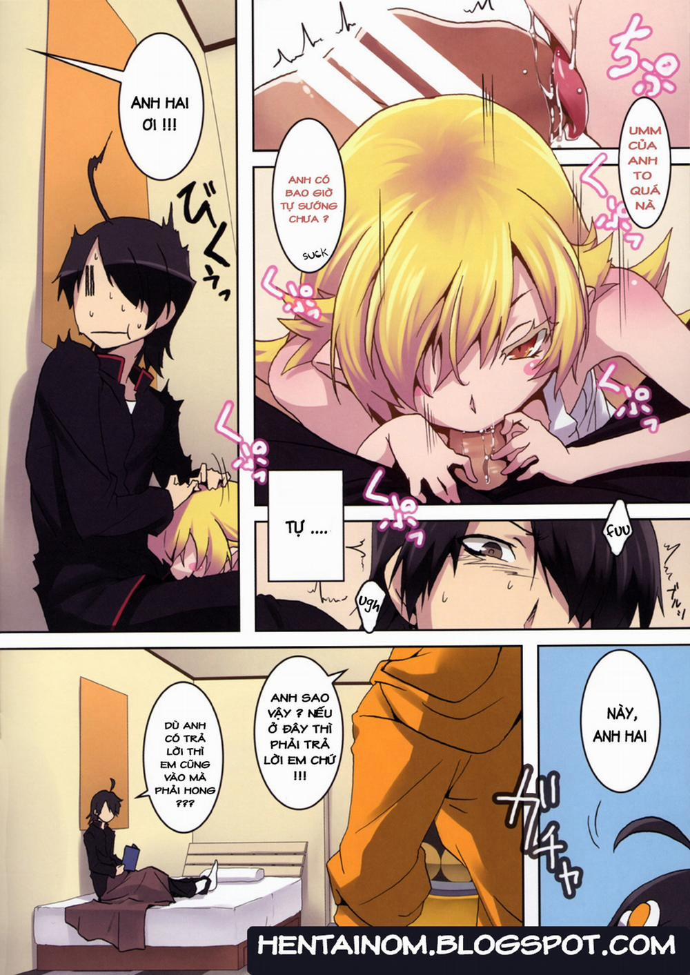 HentaiVN.net - Ảnh 4 - Sumanu Yarisugita (Bakemonogatari) [Khóa huấn luyện cấp tốc] - Chap 1