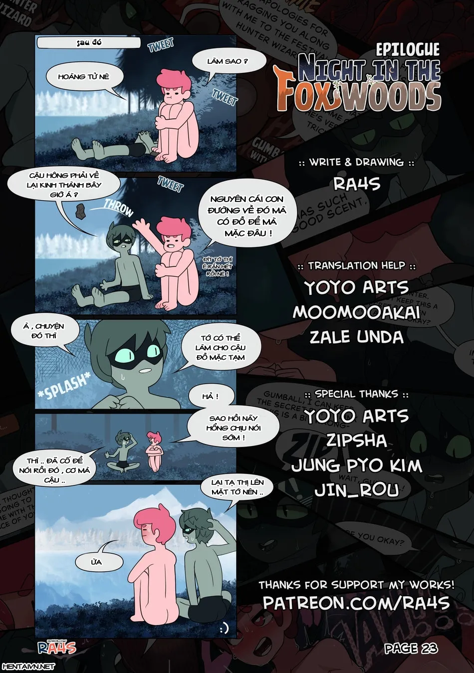 HentaiVN.net - Ảnh 24 - Night In The Fox Woods - Chap 1