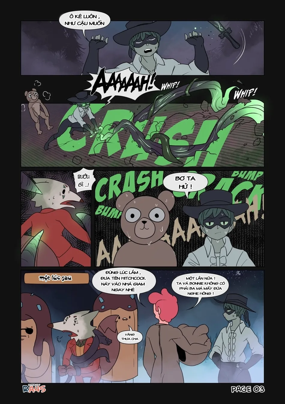 HentaiVN.net - Ảnh 4 - Night In The Fox Woods - Chap 1