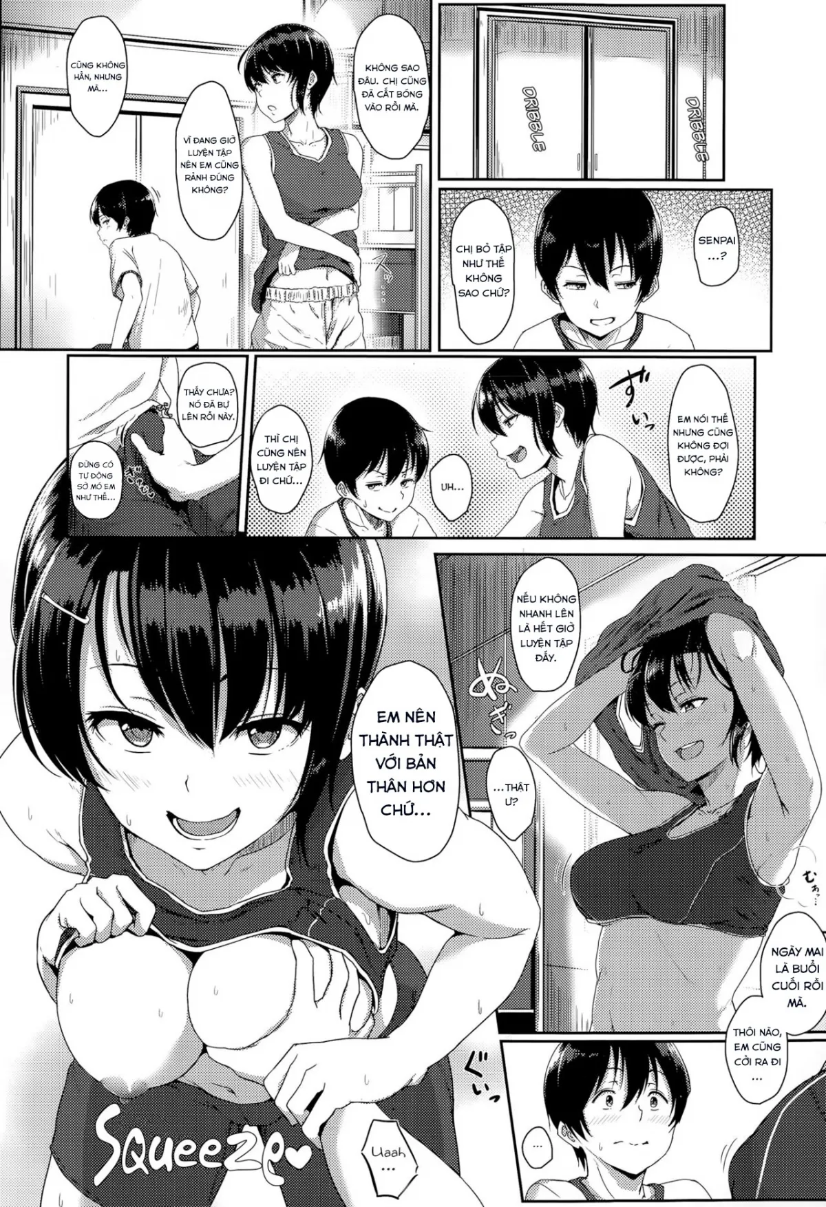 HentaiVN.net - Ảnh 10 - Gasshuku Violation! [Training Camp Violation!] - Chap 1