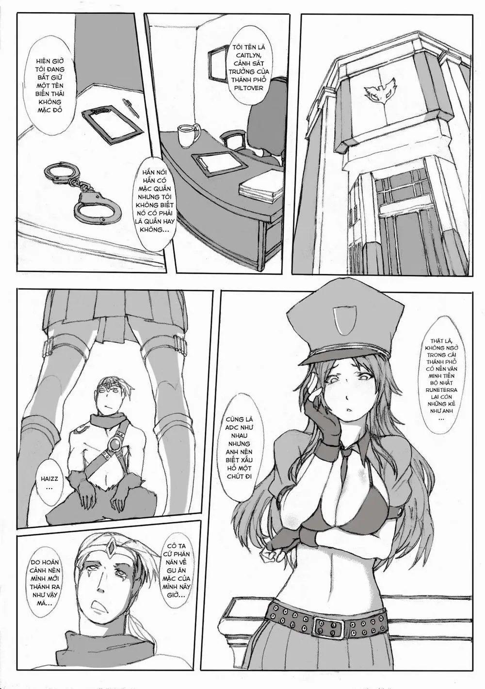 HentaiVN.net - Ảnh 3 - Nasty Caitlyn (League of Legend) [Không che] - Chap 2