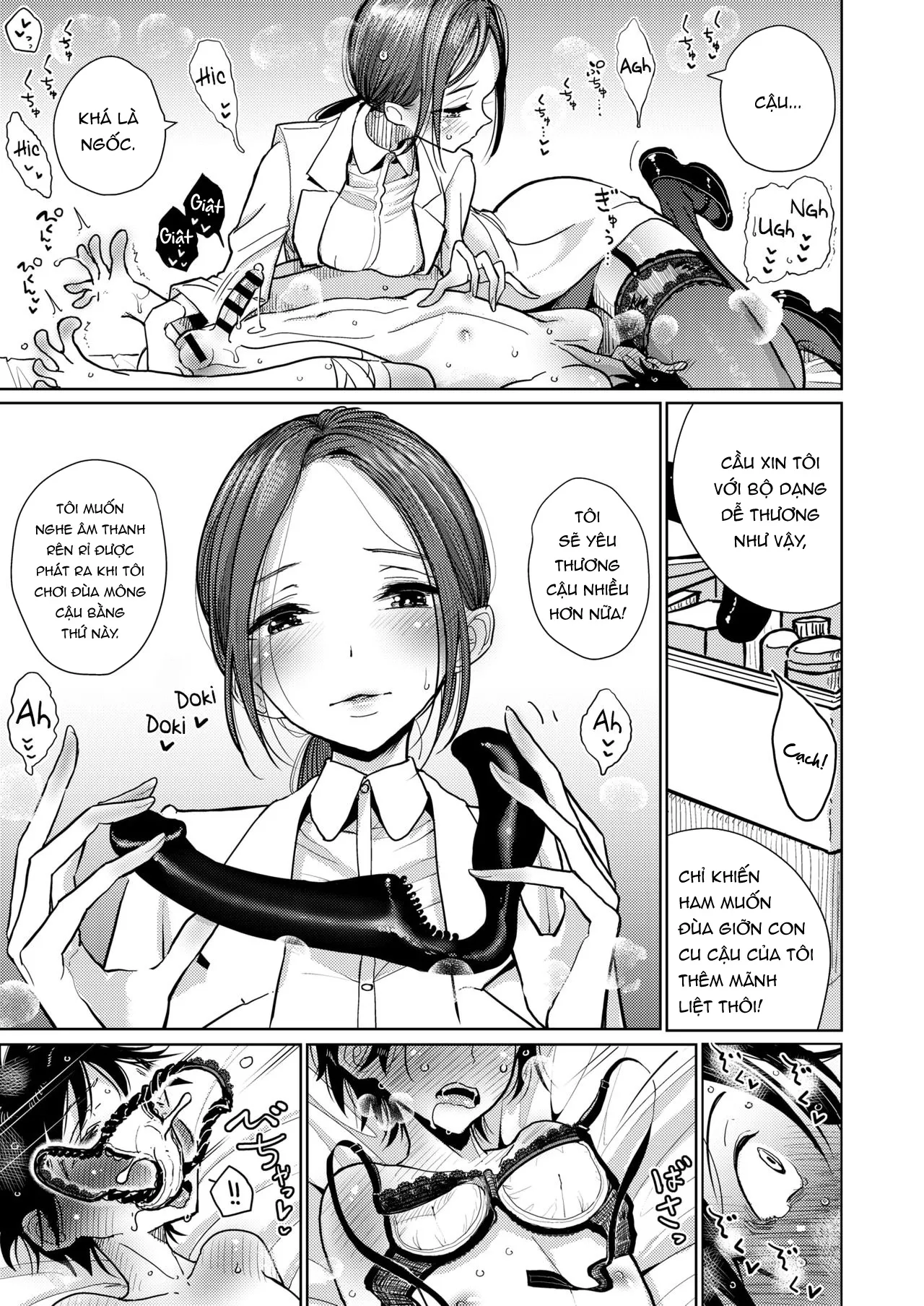 HentaiVN.net - Ảnh 11 - Nghiện tình dục [Hokenshitsu Izonshou, Sexual addiction.] - Chap 1