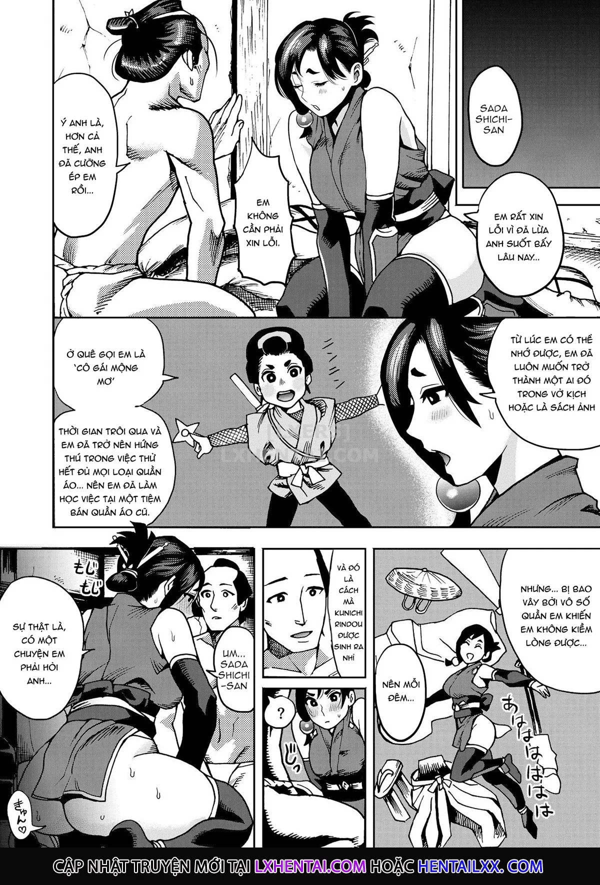 HentaiVN.net - Ảnh 18 - Kunoichi no Mitsuyaku - Chap 1