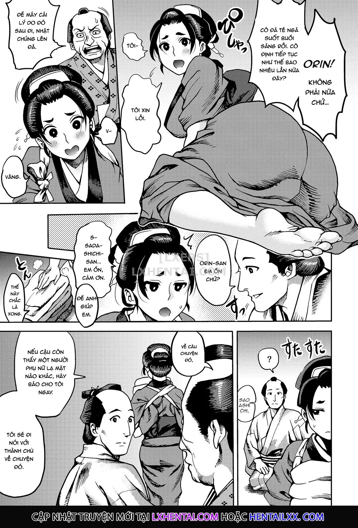 HentaiVN.net - Ảnh 5 - Kunoichi no Mitsuyaku - Chap 1