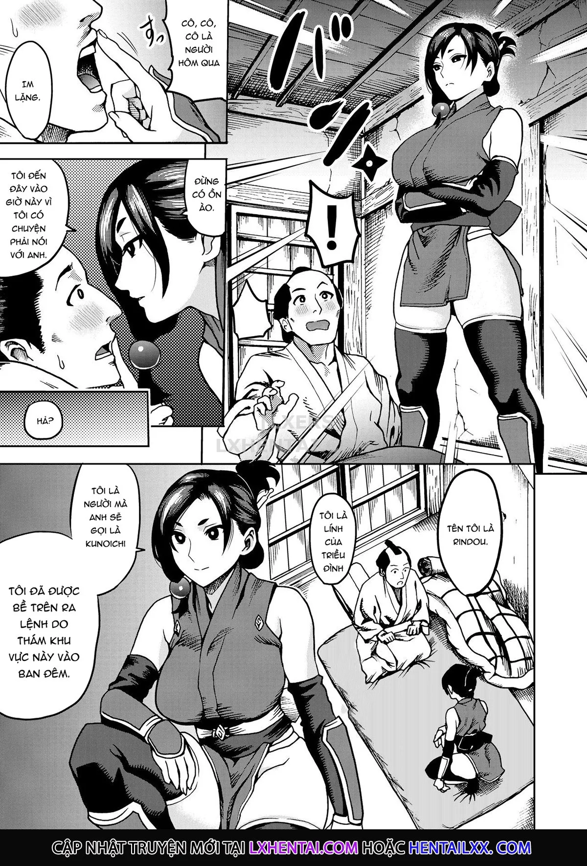 HentaiVN.net - Ảnh 7 - Kunoichi no Mitsuyaku - Chap 1