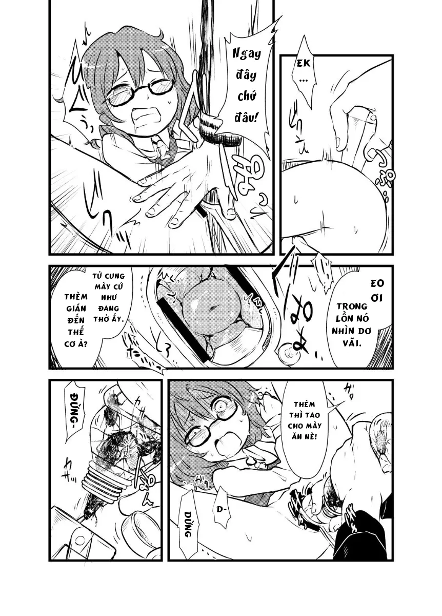 HentaiVN.net - Ảnh 3 - 3 thanh niên chơi ngu và em loli tội nghiệp [Sumireko-chan no Chitsunai ni Gokiburi wo Ireru Hon | The Inserting Cockroaches Into Sumireko-chan's Vagina Book (Touhou Project)] - Chap 1