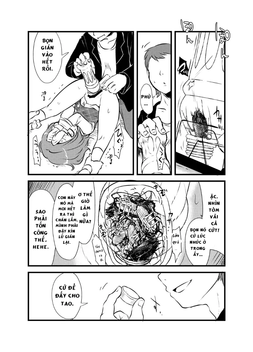 HentaiVN.net - Ảnh 5 - 3 thanh niên chơi ngu và em loli tội nghiệp [Sumireko-chan no Chitsunai ni Gokiburi wo Ireru Hon | The Inserting Cockroaches Into Sumireko-chan's Vagina Book (Touhou Project)] - Chap 1