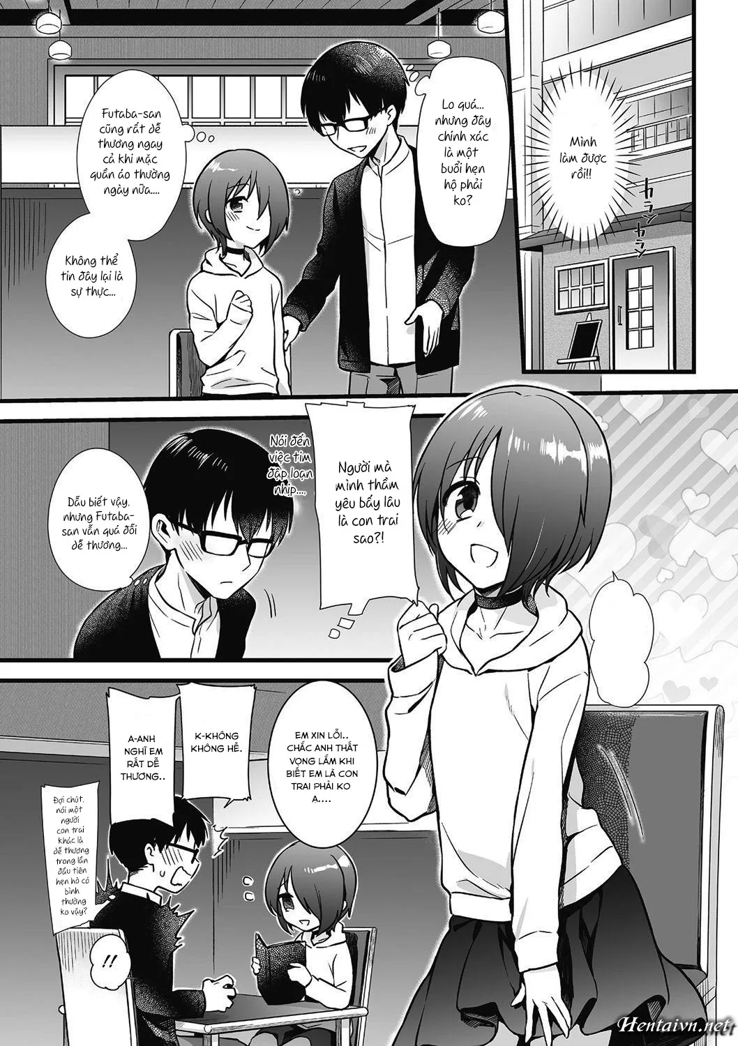 HentaiVN.net - Ảnh 5 - Otoko ni Kawaii tte Ii no ka! (Kyawatama 2018-nen Fuyu Gou) - Chap 1
