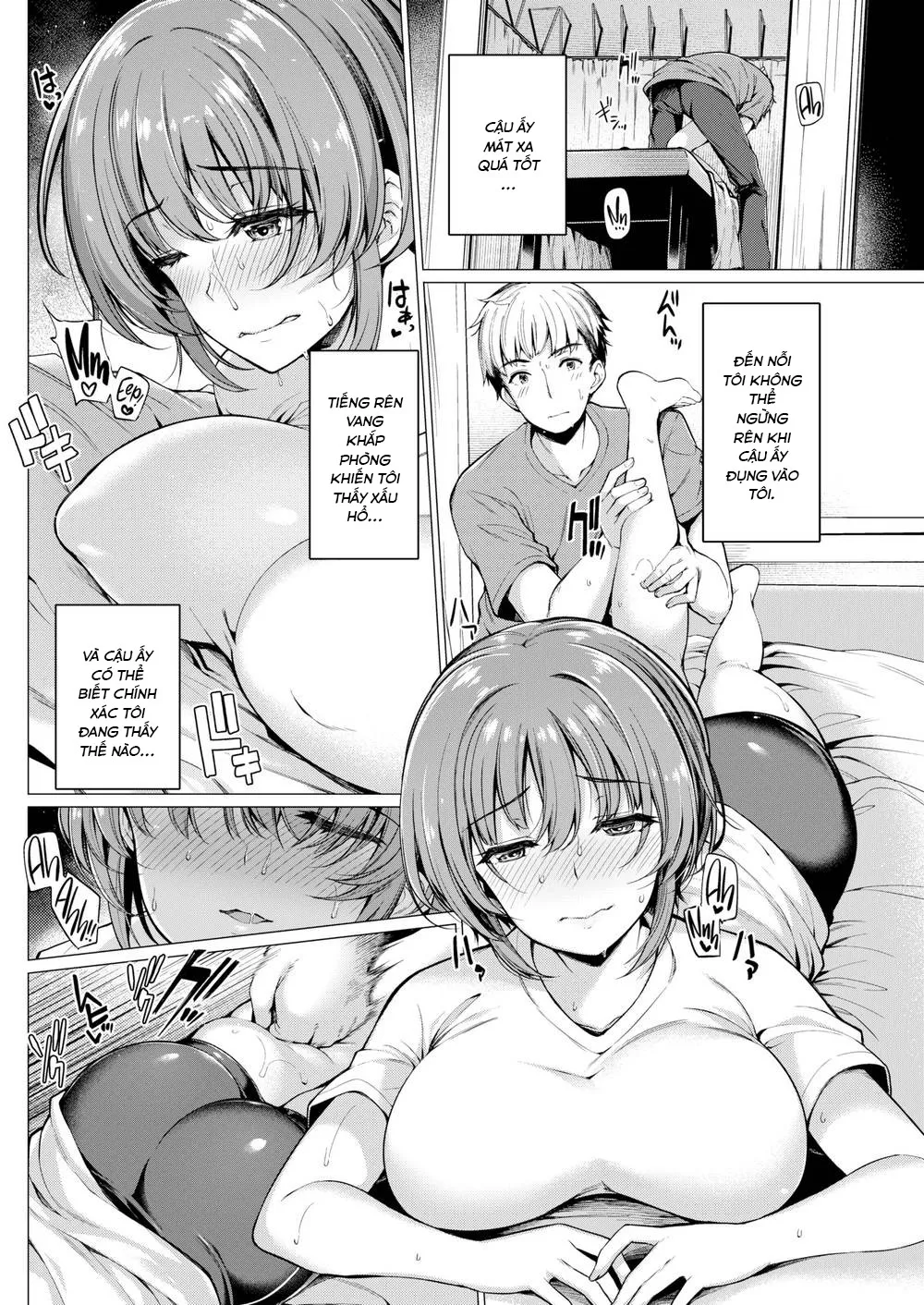 HentaiVN.net - Ảnh 4 - Dịch Vụ Massage Dễ Chịu Nhưng Hơi Xấu Hổ [A Delightfully Embarrassing Massage] - Chap 1