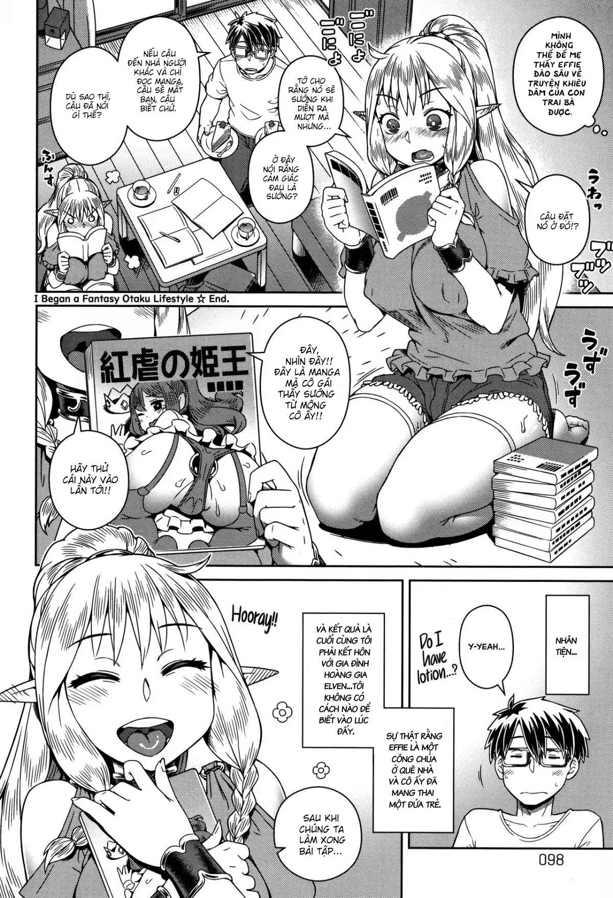 HentaiVN.net - Ảnh 25 - Fantasy Otakatsu Hajimemashita [I Began a Fantasy Otaku Lifestyle] - Chap 1