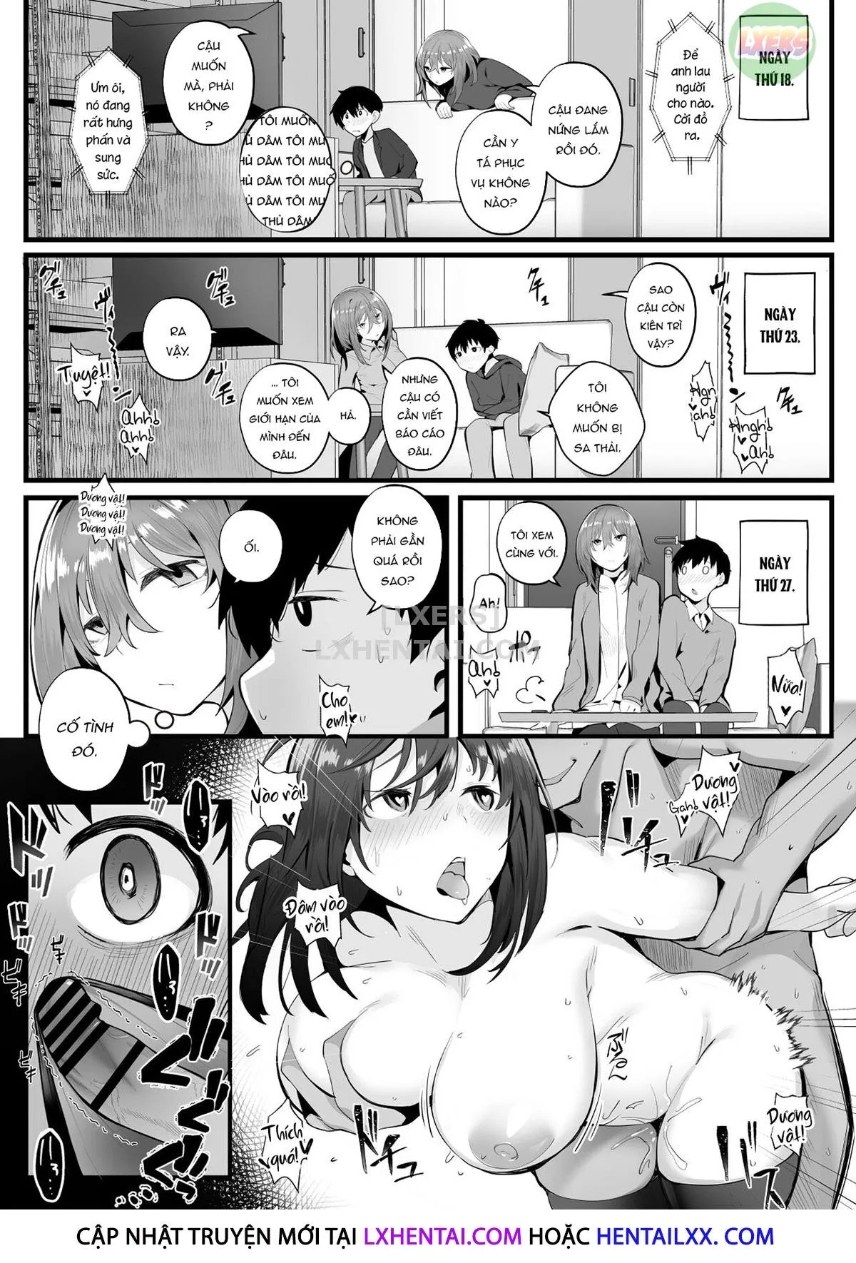 HentaiVN.net - Ảnh 18 - Tight Edging From A Tall Girl Of Few Words [Mukuchi Na Koushinchou Joshi No Gyutto Shasei Kanri] - Chap 1