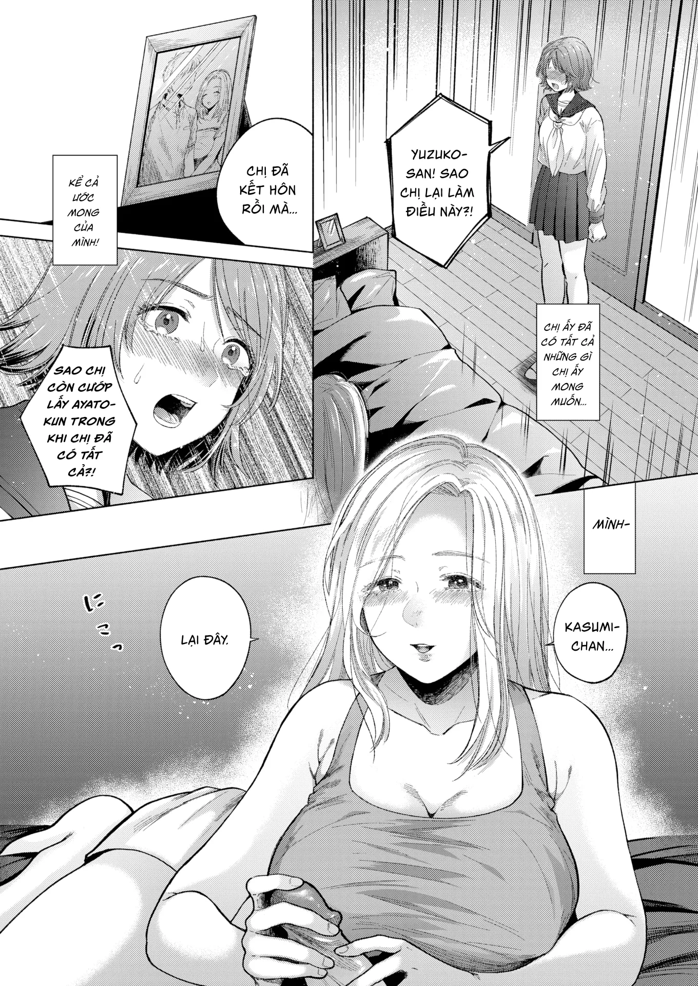 HentaiVN.net - Ảnh 10 - Chị Hàng Xóm Tốt Bụng [Cell Of Avarice] - Chap 1